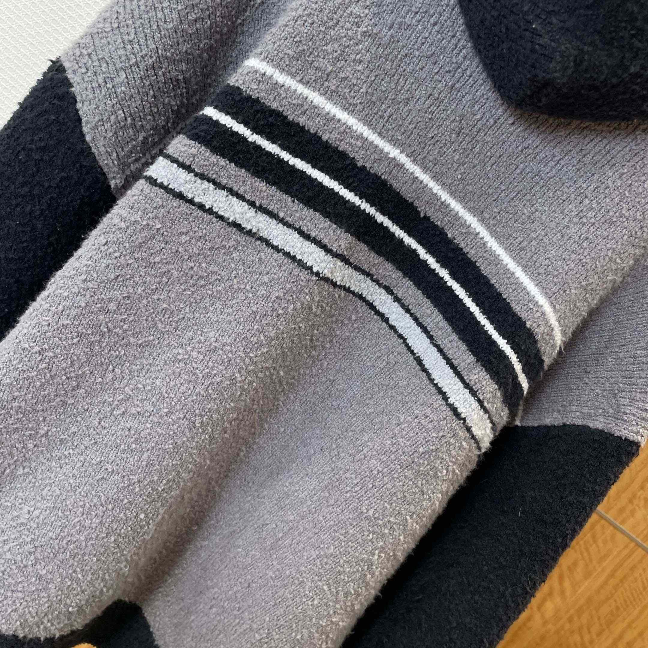 Balenciaga Fluffy Zip-Up Hoodie In Grey - FashionPlug