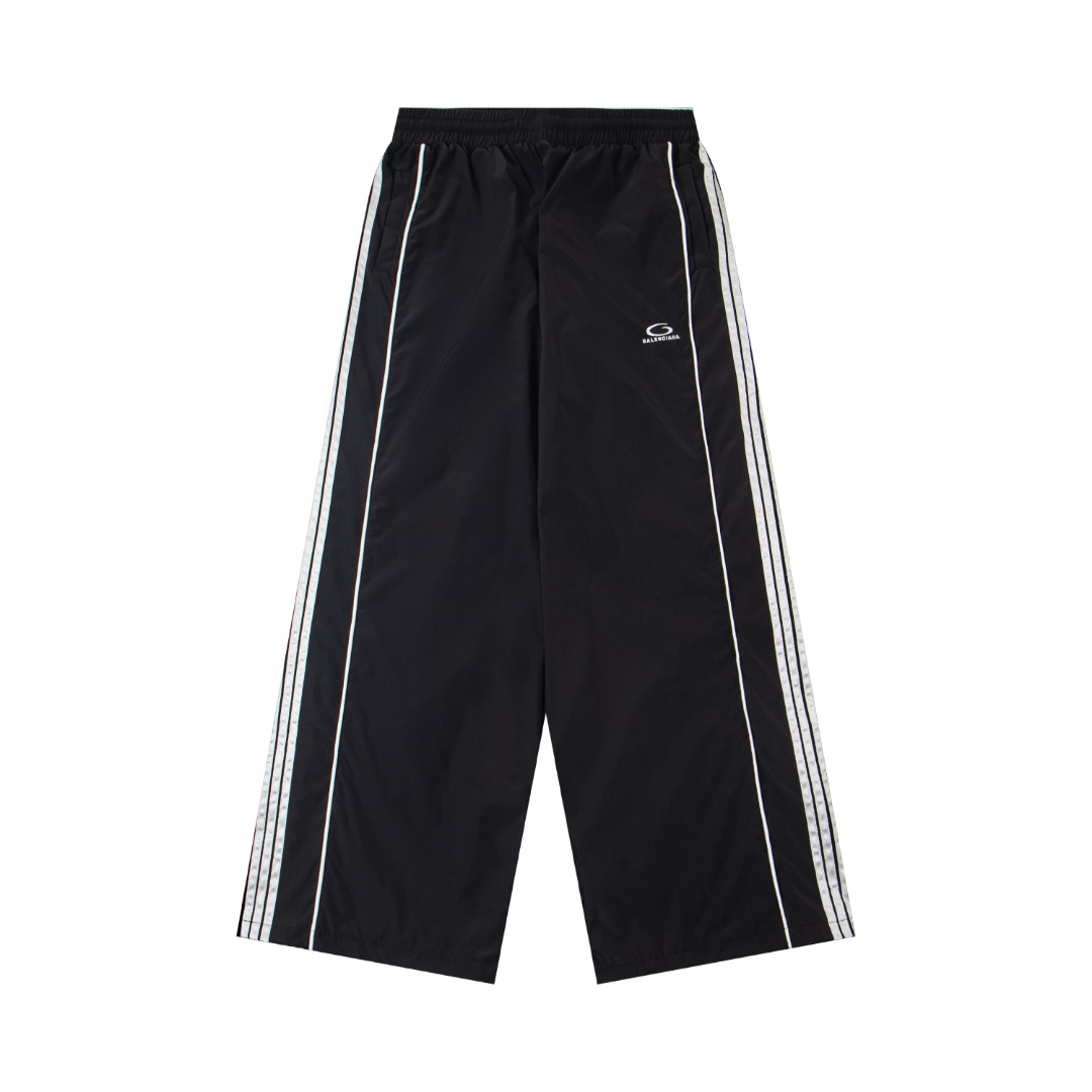 Balenciaga Black Large Tracksuit Pants - FashionPlug