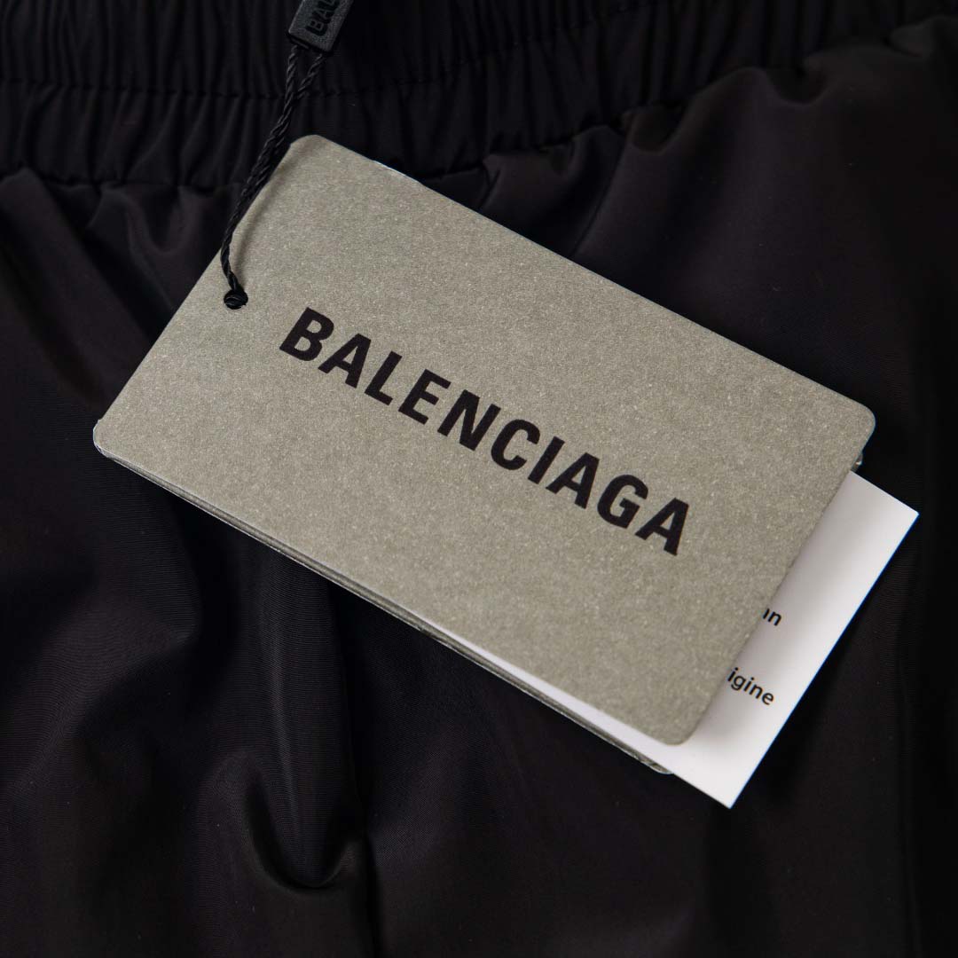 Balenciaga Black Large Tracksuit Pants - FashionPlug