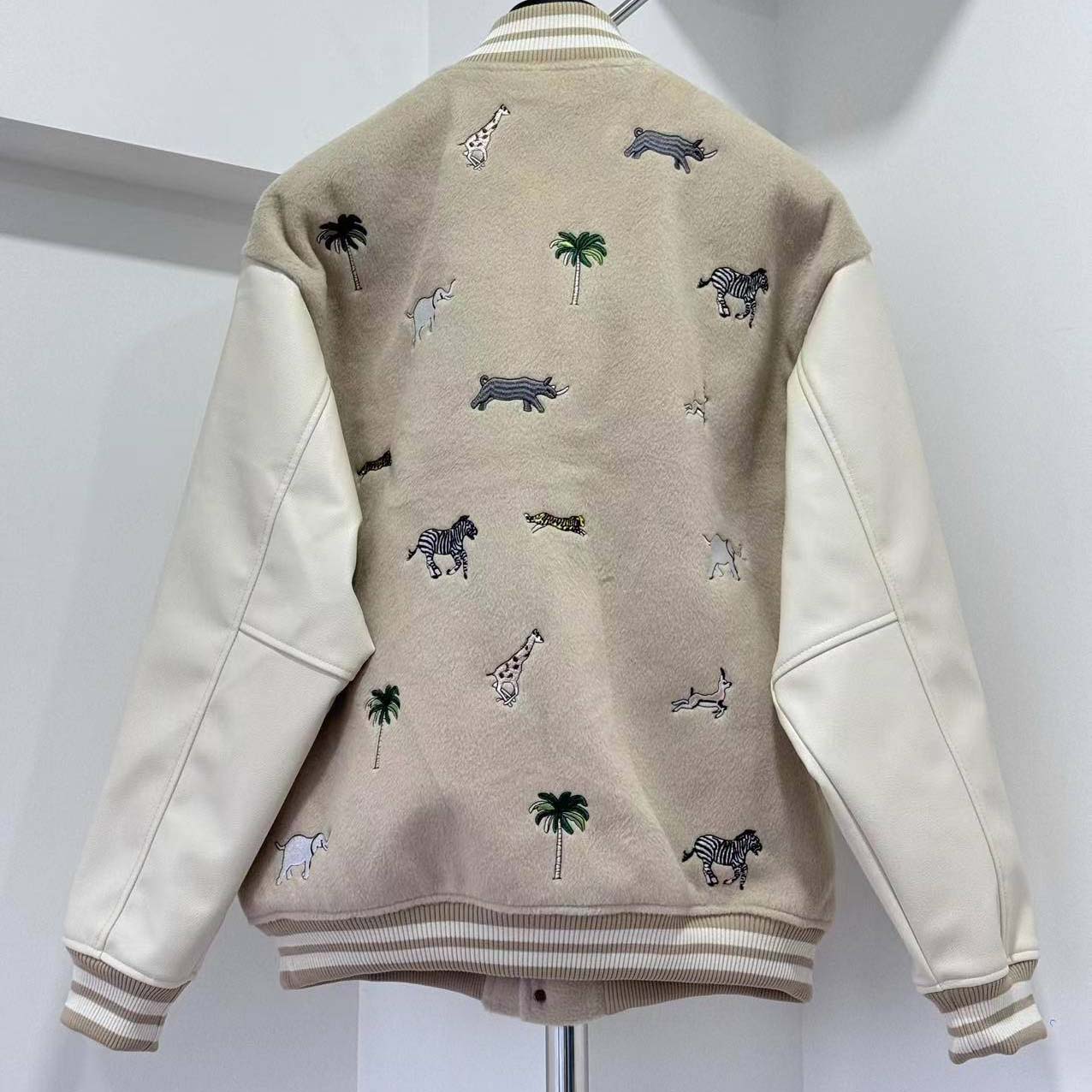 Louis Vuitton LV x The Darjeeling Limited Embroidered Varsity Blouson - FashionPlug