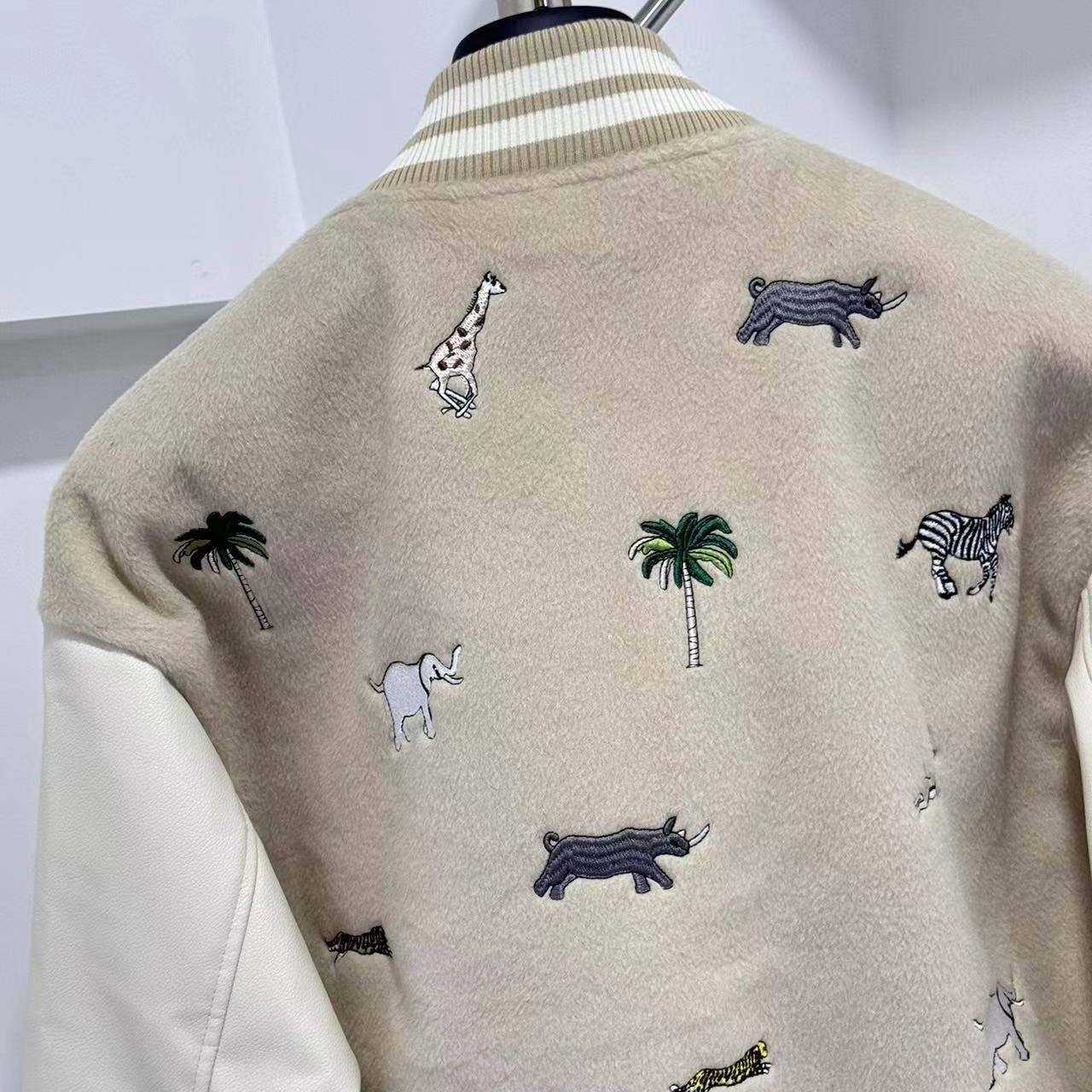 Louis Vuitton LV x The Darjeeling Limited Embroidered Varsity Blouson - FashionPlug