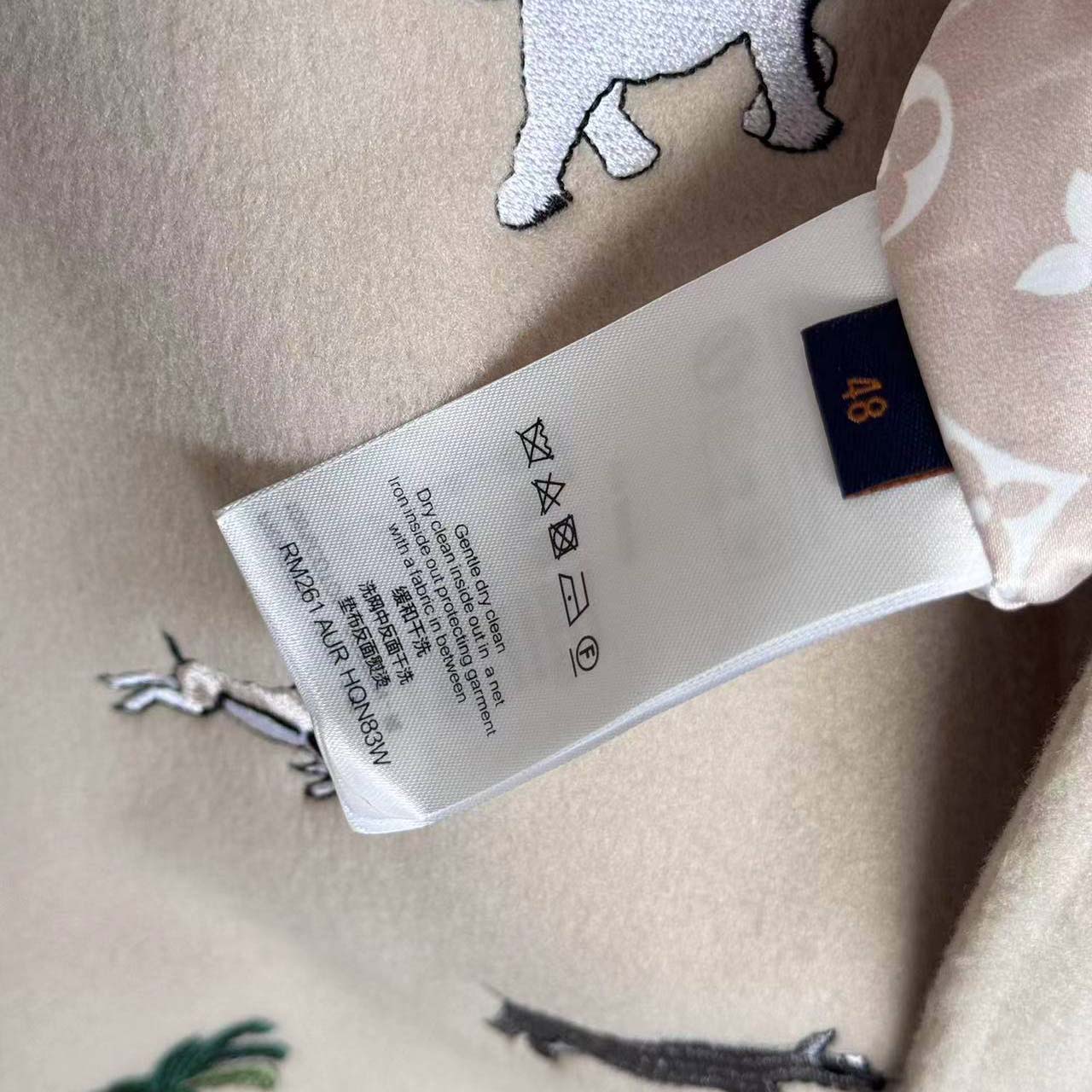 Louis Vuitton LV x The Darjeeling Limited Embroidered Varsity Blouson - FashionPlug