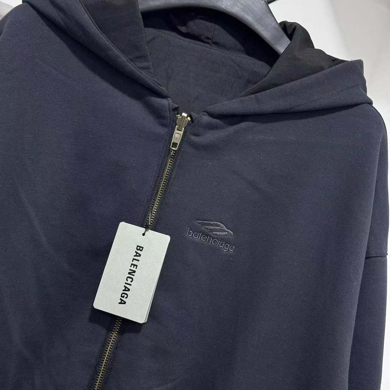 Balenciaga Reversible Jacket With Logo  - FashionPlug