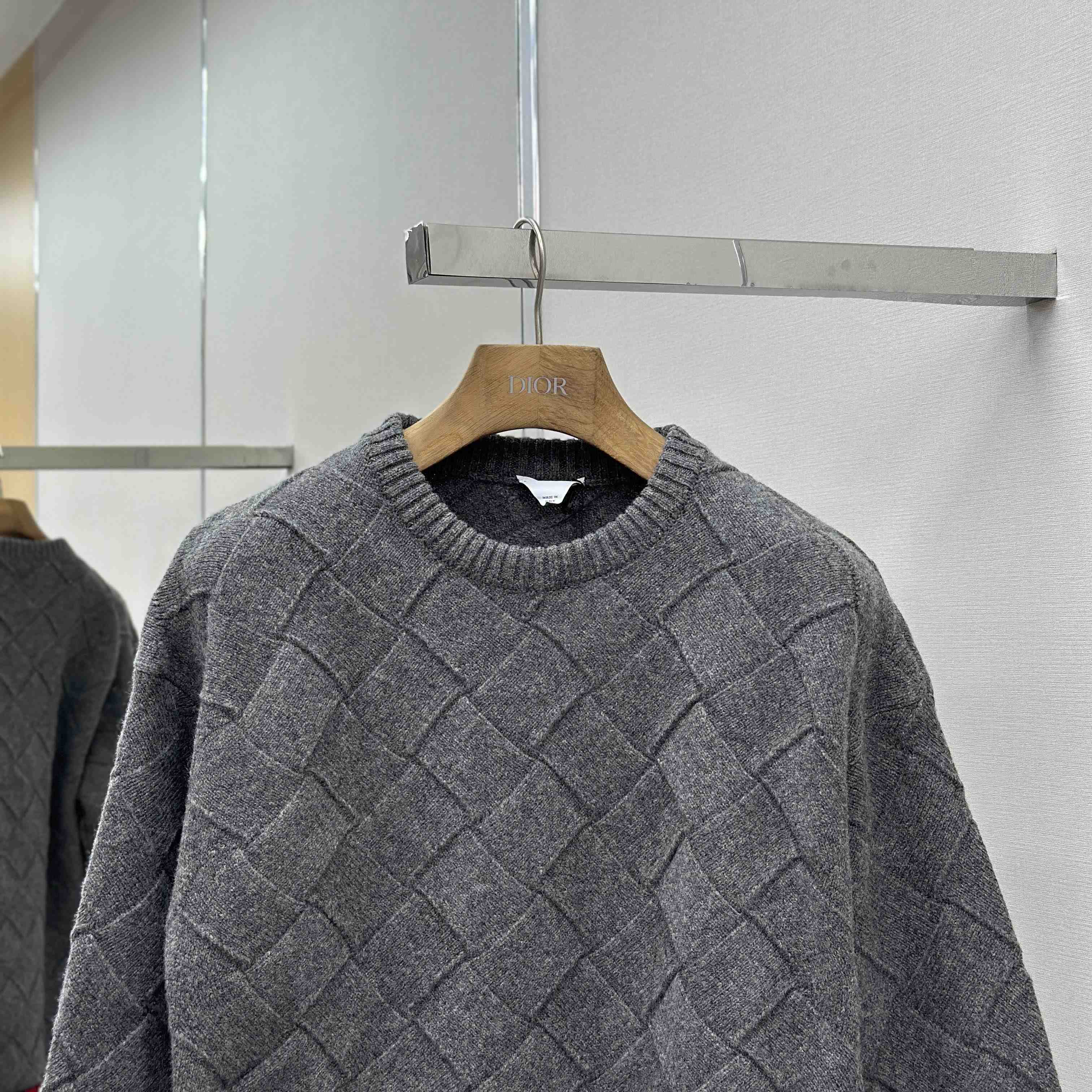 Bottega Veneta Wool Intrecciato 3D Knit Sweater - FashionPlug