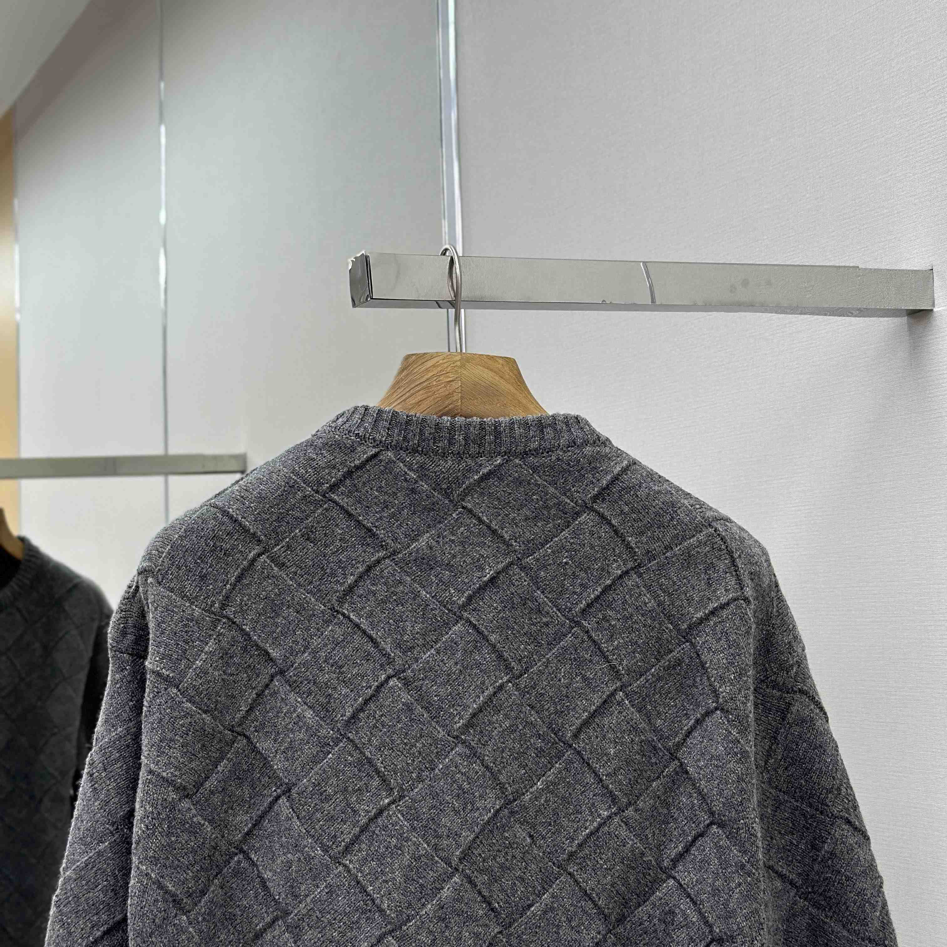 Bottega Veneta Wool Intrecciato 3D Knit Sweater - FashionPlug