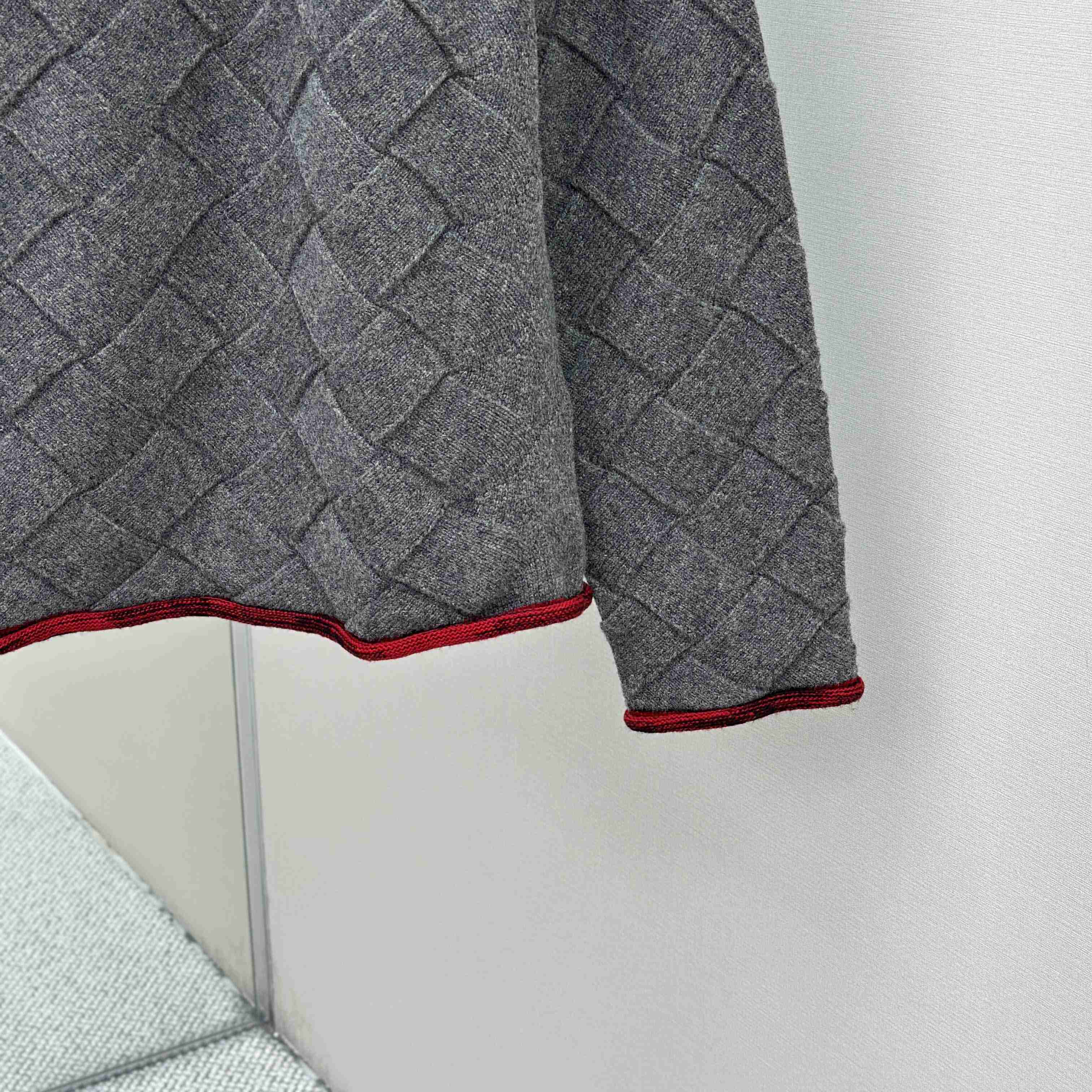 Bottega Veneta Wool Intrecciato 3D Knit Sweater - FashionPlug