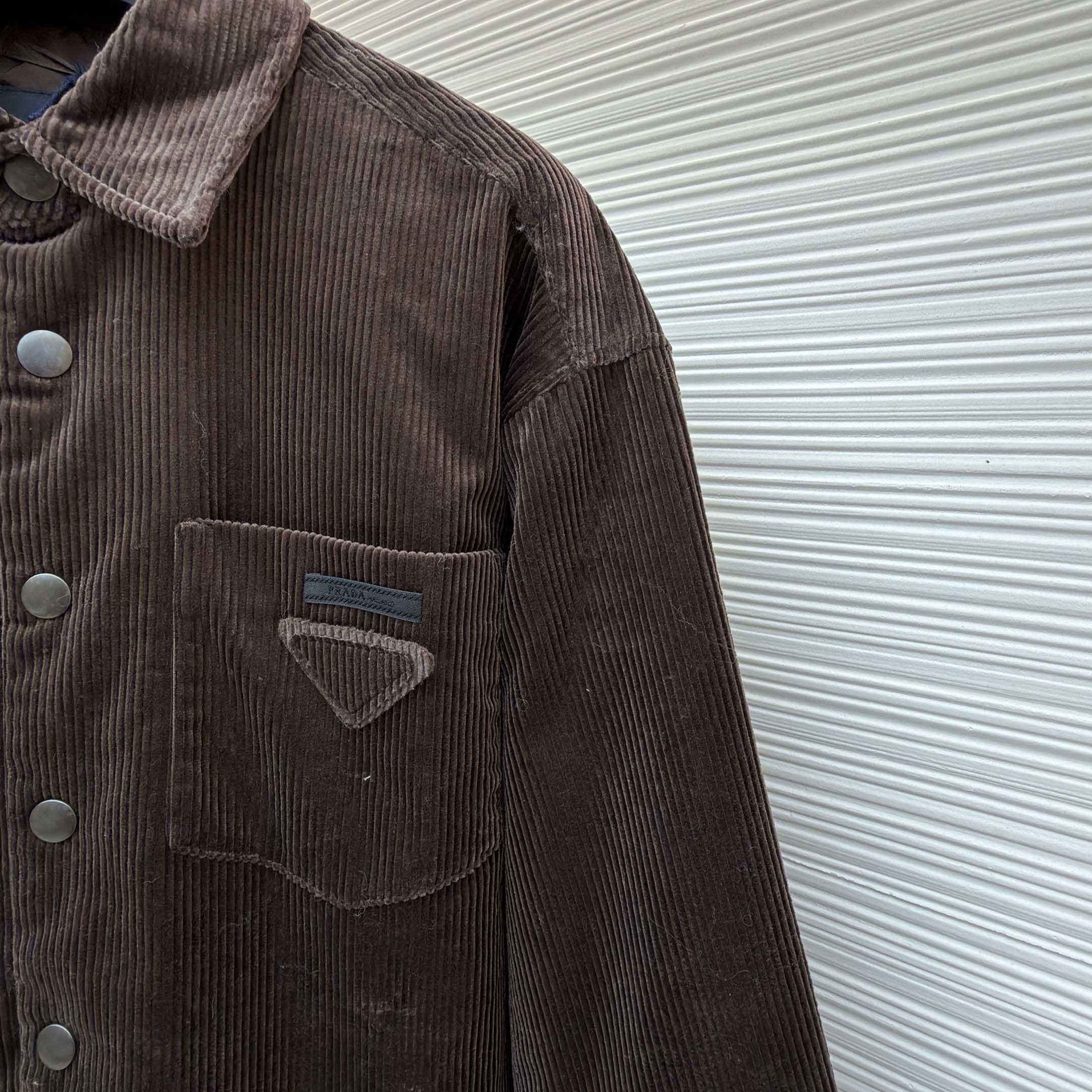Prada Corduroy Shirt - FashionPlug