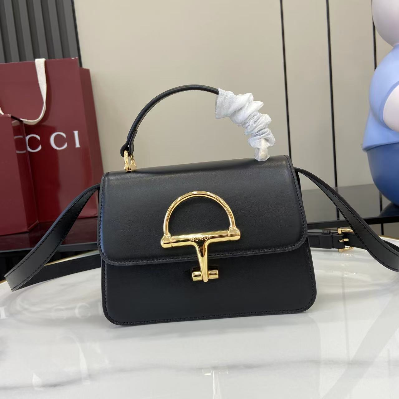 Gucci Siena Small Top Handle Bag - FashionPlug