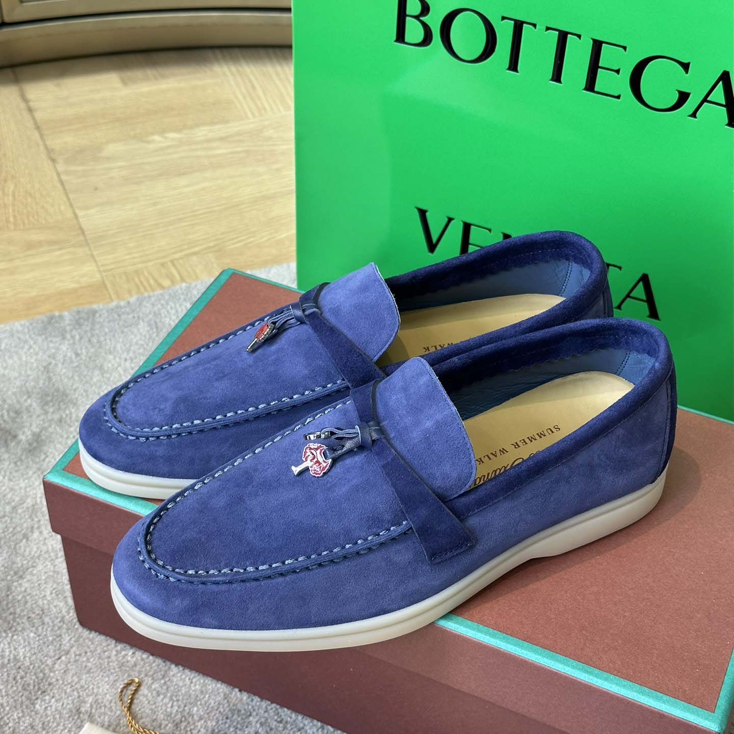 Loro Piana Summer Charms Walk loafers - FashionPlug