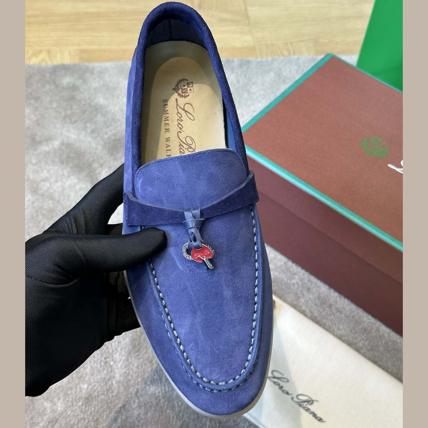 Loro Piana Summer Charms Walk loafers - FashionPlug