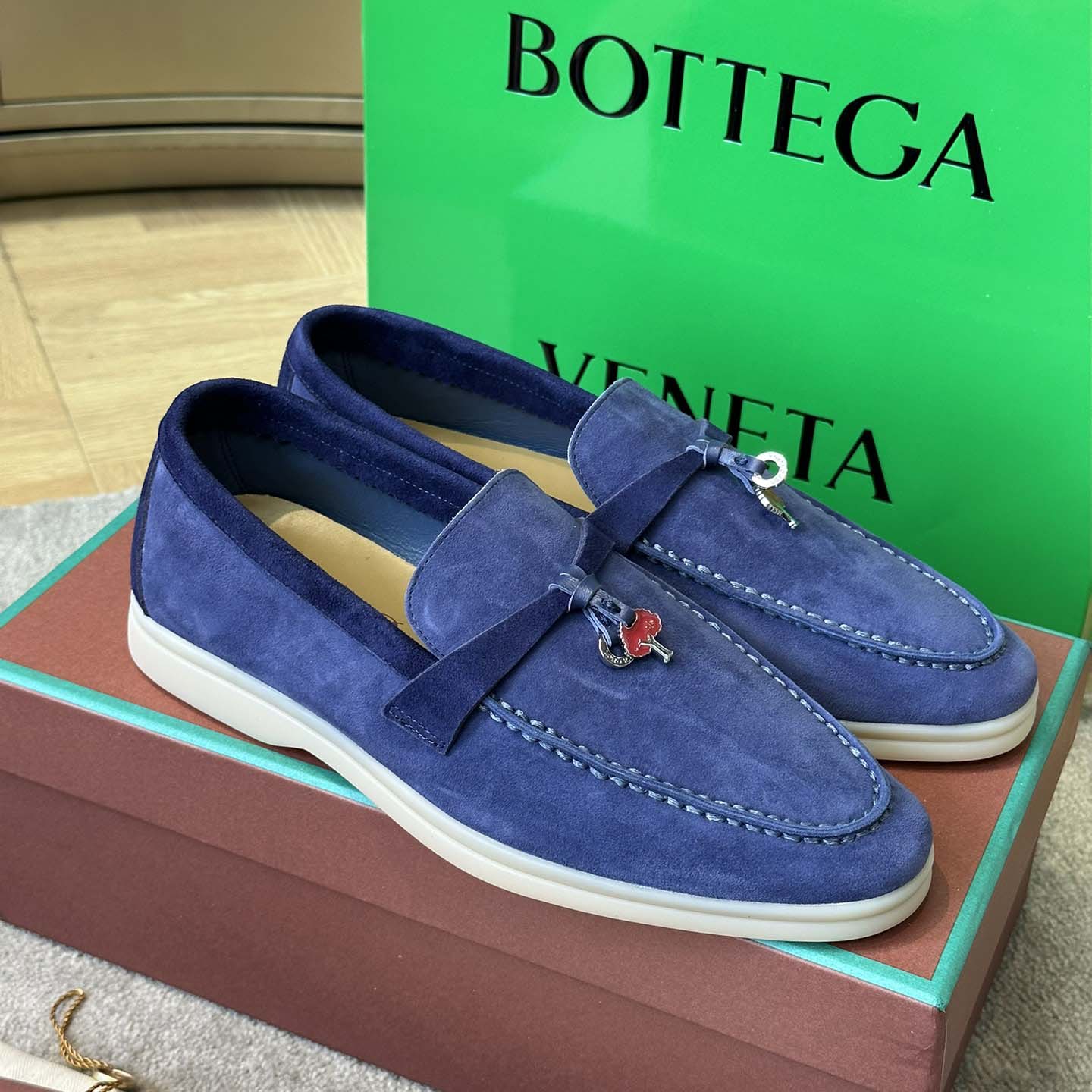 Loro Piana Summer Charms Walk loafers - FashionPlug