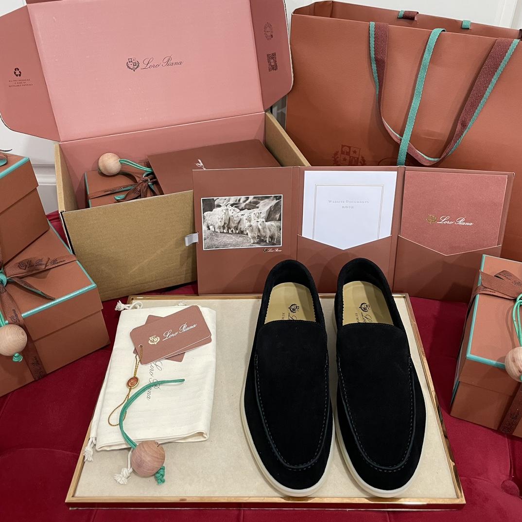  Loro Piana Summer Walk Loafers - FashionPlug