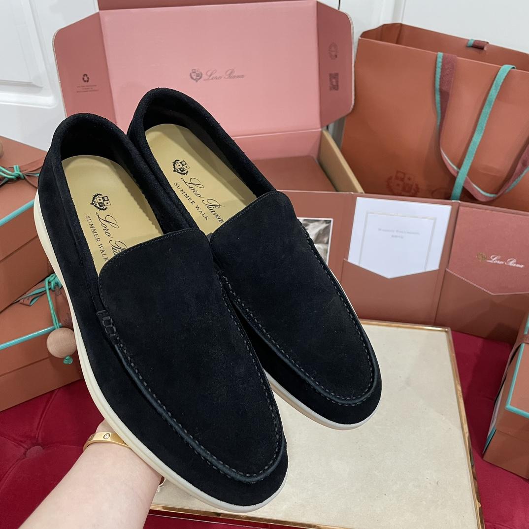  Loro Piana Summer Walk Loafers - FashionPlug