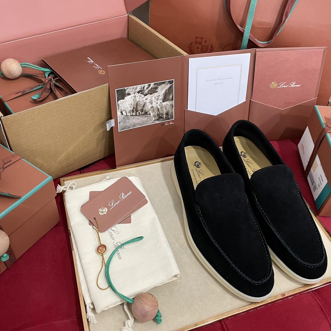  Loro Piana Summer Walk Loafers - FashionPlug