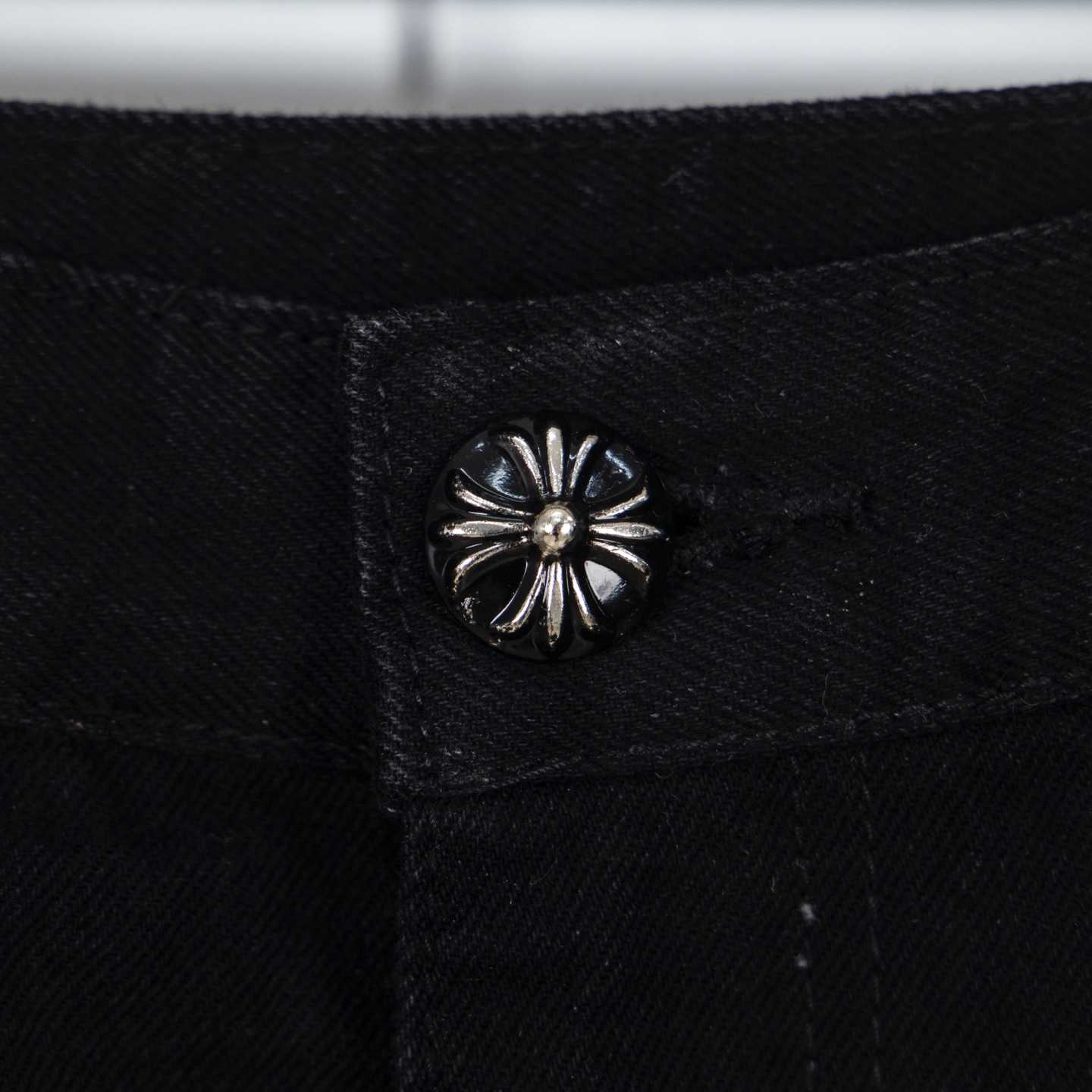 Chrome Hearts Patch Jeans - FashionPlug