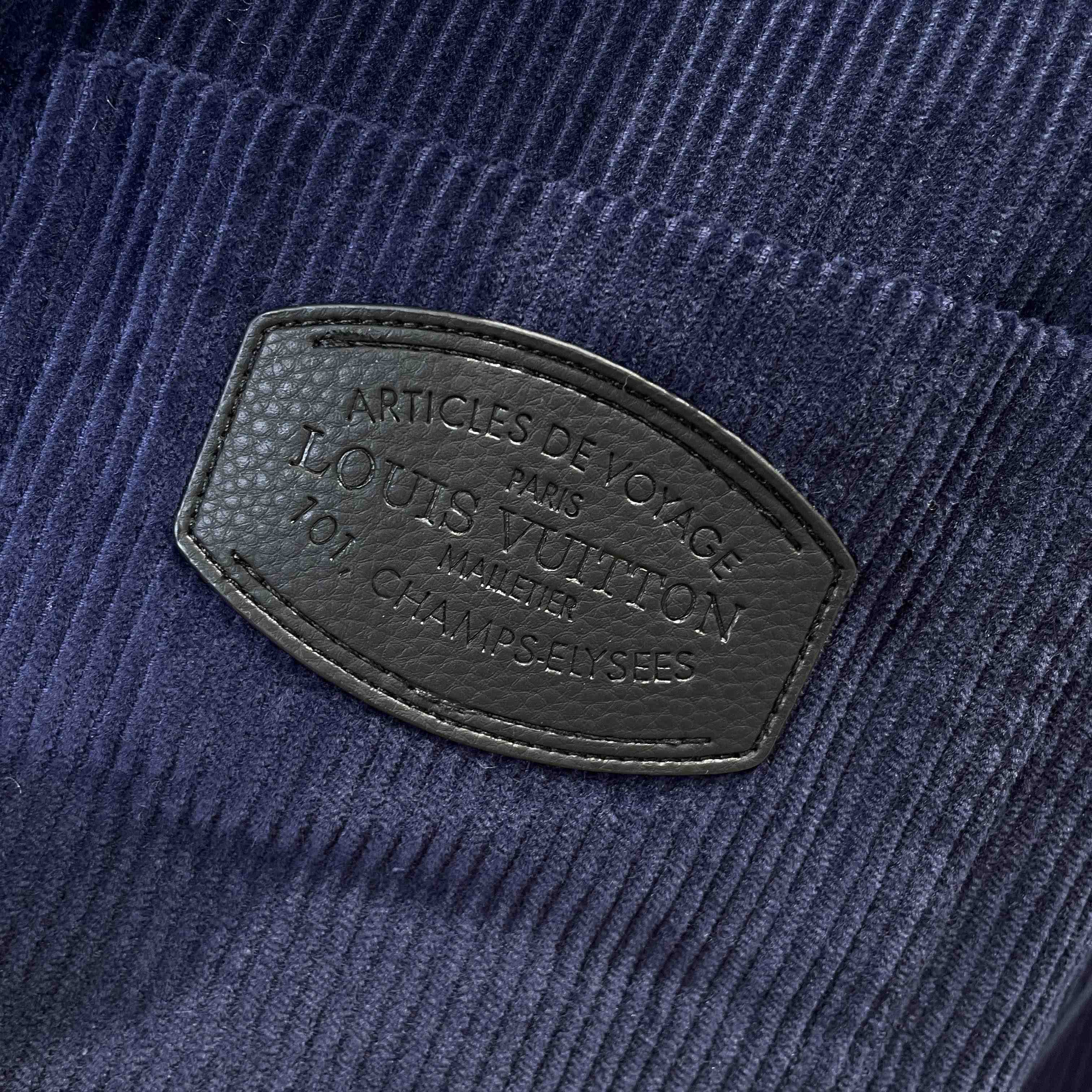 Louis Vuitton Corduroy Collarless Jacket - FashionPlug