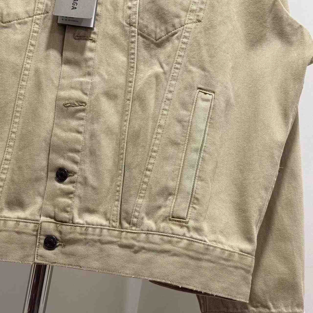 Balenciaga Oversized Denim Jacket - FashionPlug