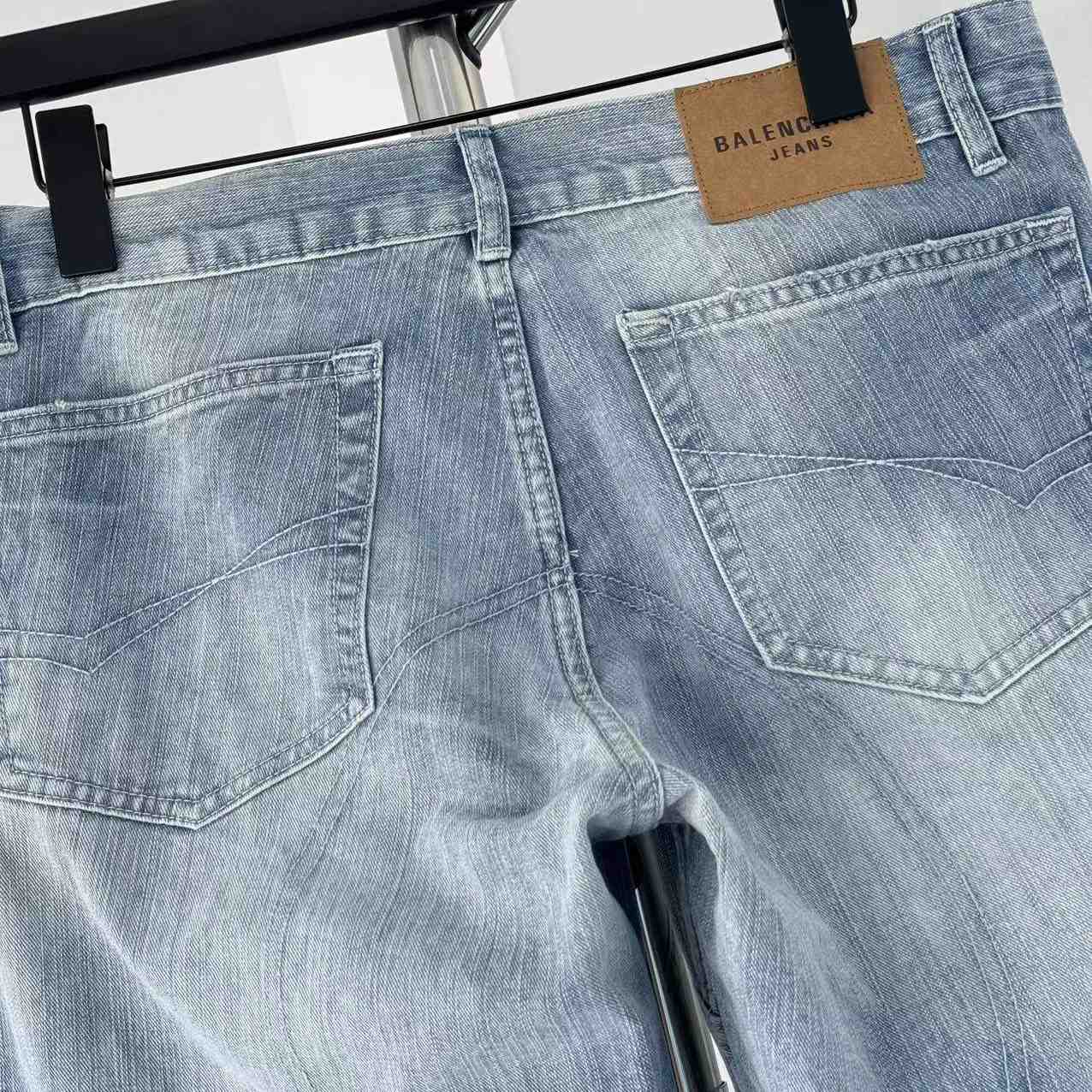 Balenciaga Fitted Low Rise Bootcut Jeans - FashionPlug