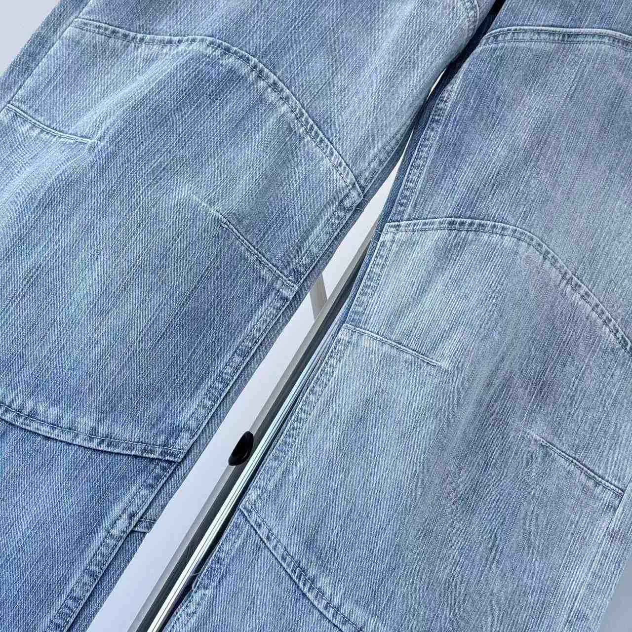 Balenciaga Fitted Low Rise Bootcut Jeans - FashionPlug