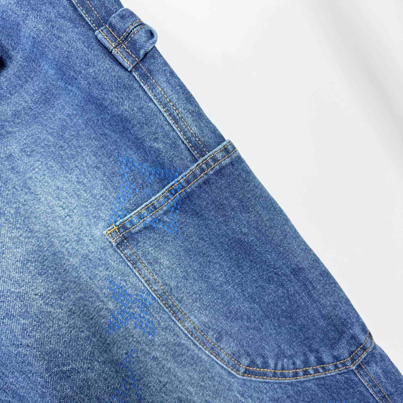 Louis Vuitton Monogram Denim Workwear Pants - FashionPlug