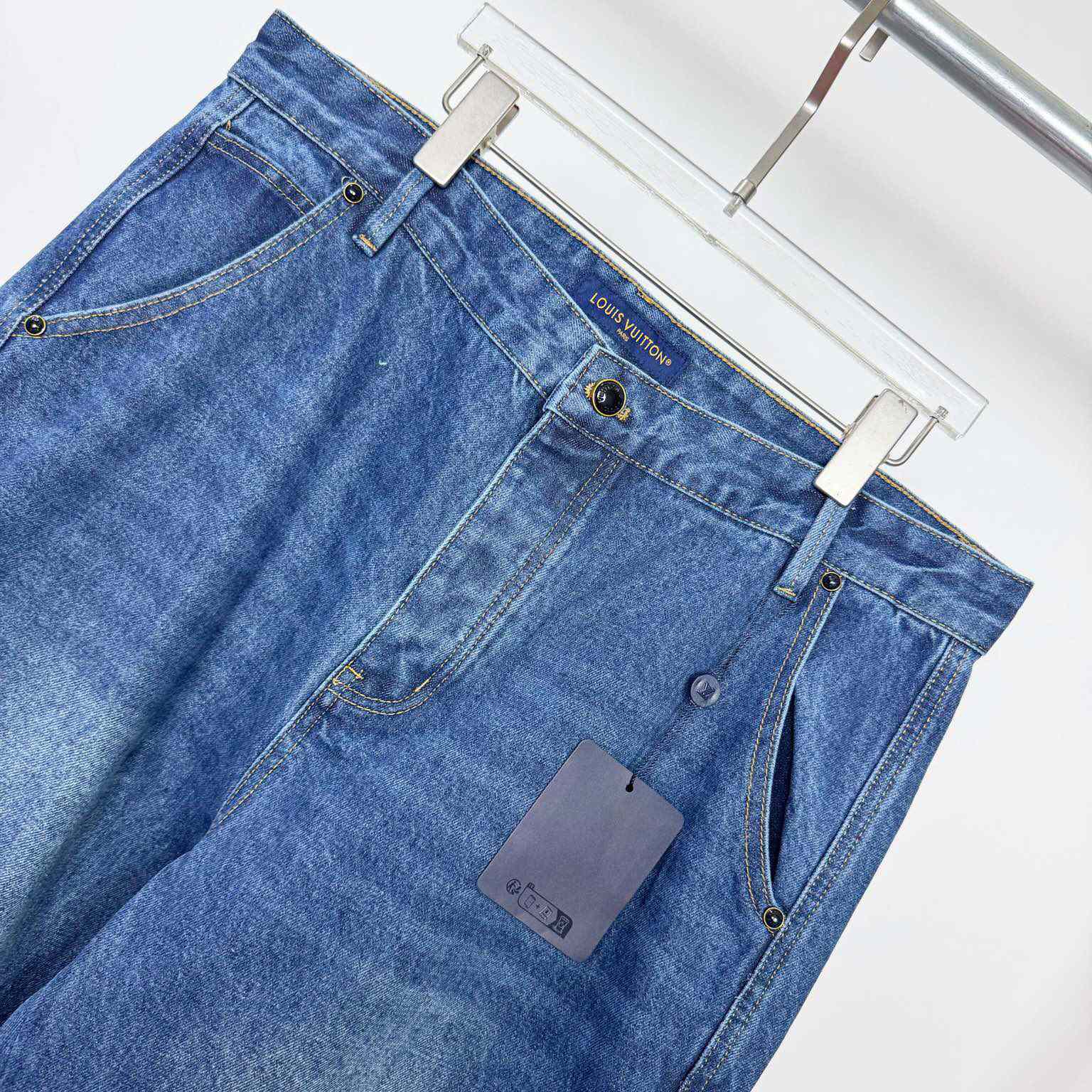 Louis Vuitton Monogram Denim Workwear Pants - FashionPlug