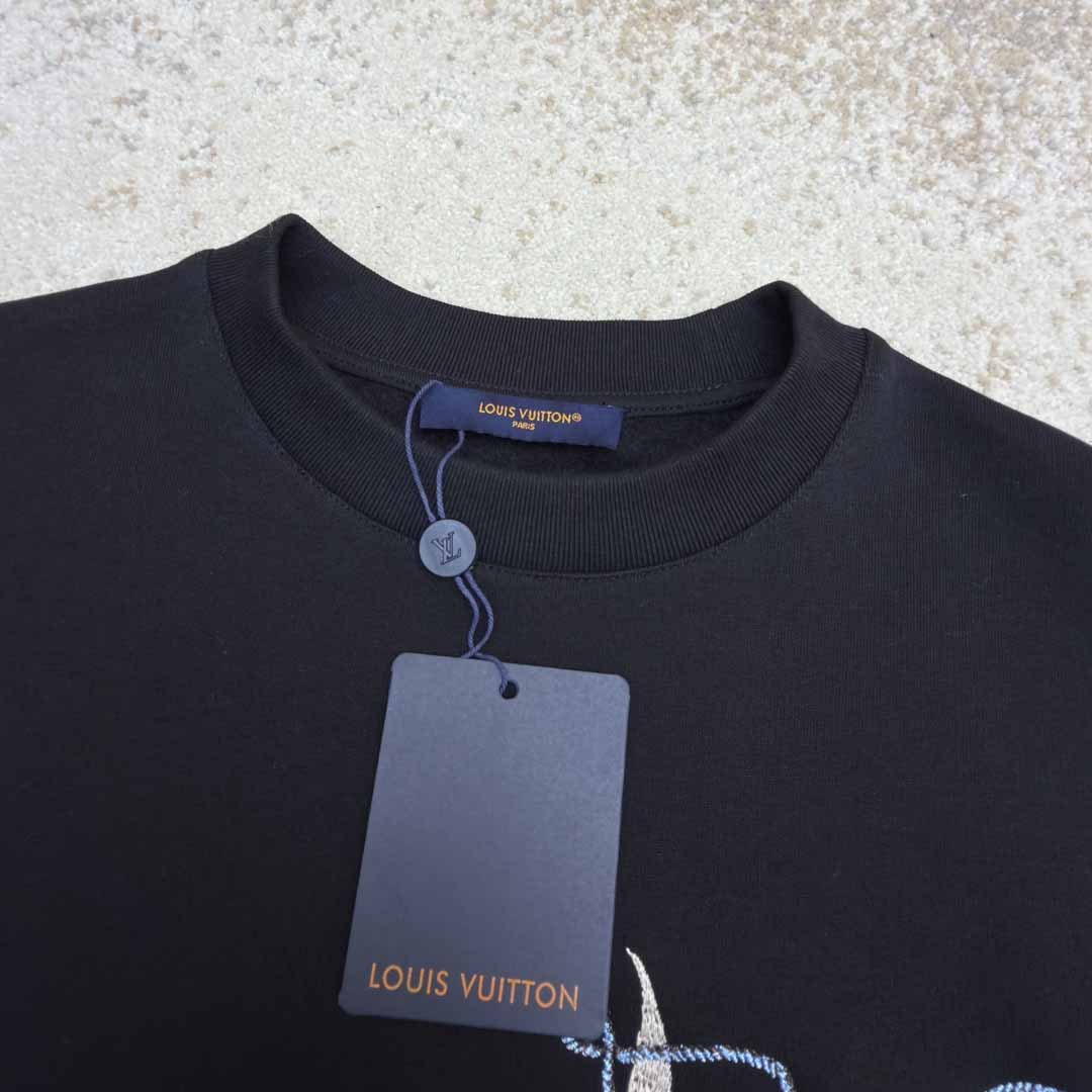 Louis Vuitton Embroidered Long-Sleeved Sweatshirt  - FashionPlug