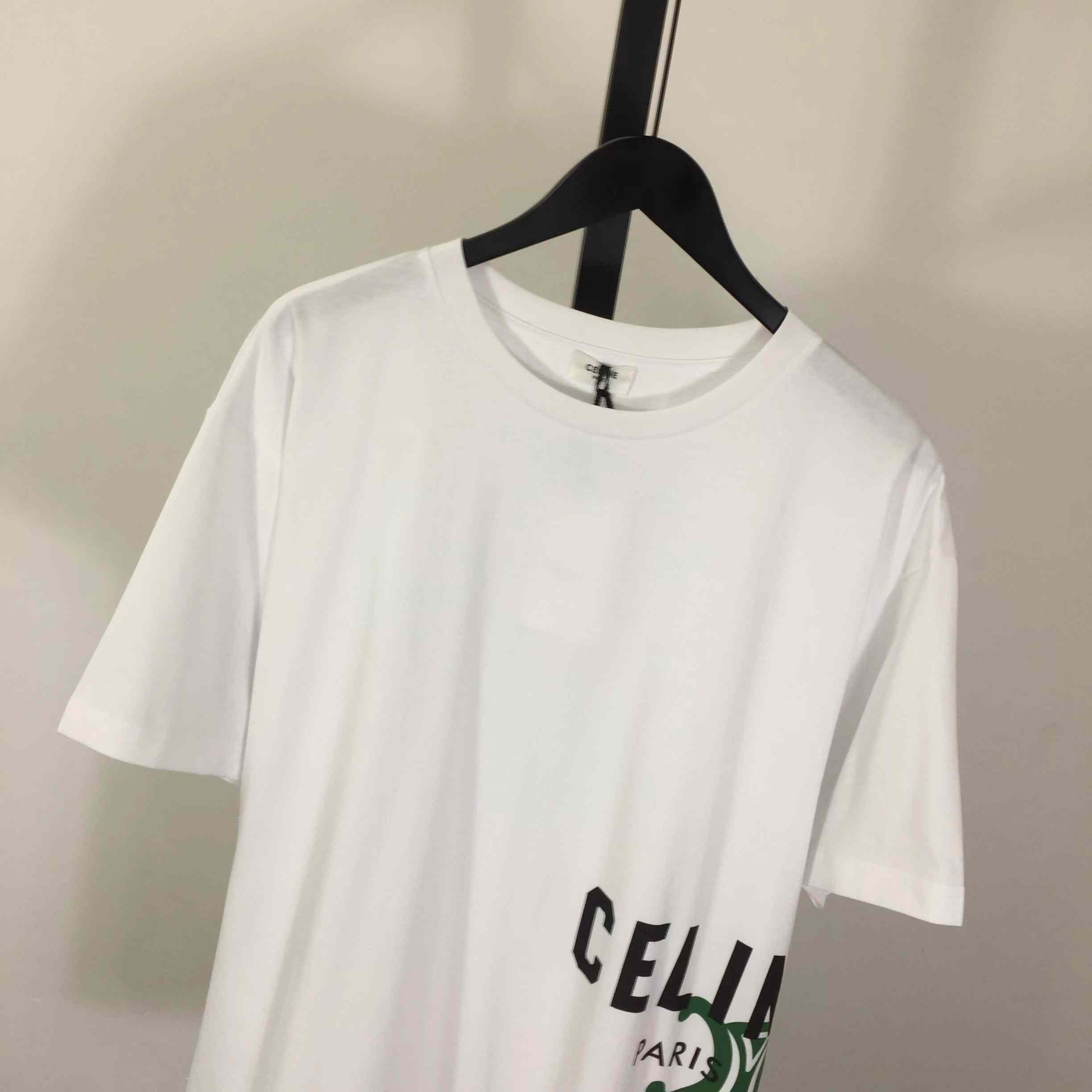 Celine T-shirt In Cotton Jersey - FashionPlug