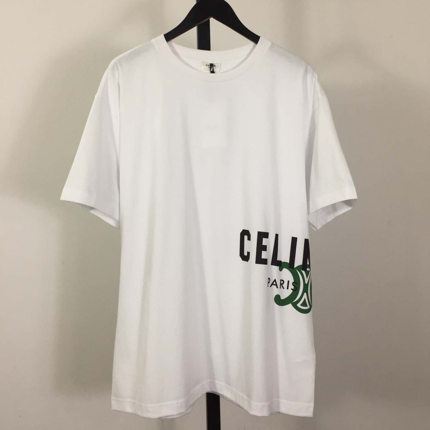 Celine T-shirt In Cotton Jersey - FashionPlug