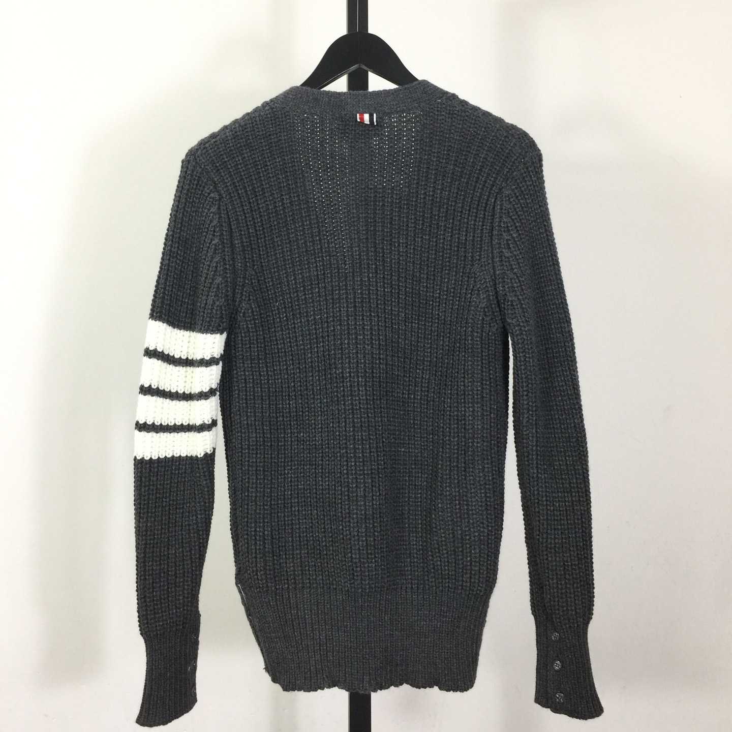 Thom Browne 4-Bar Cardigan - FashionPlug