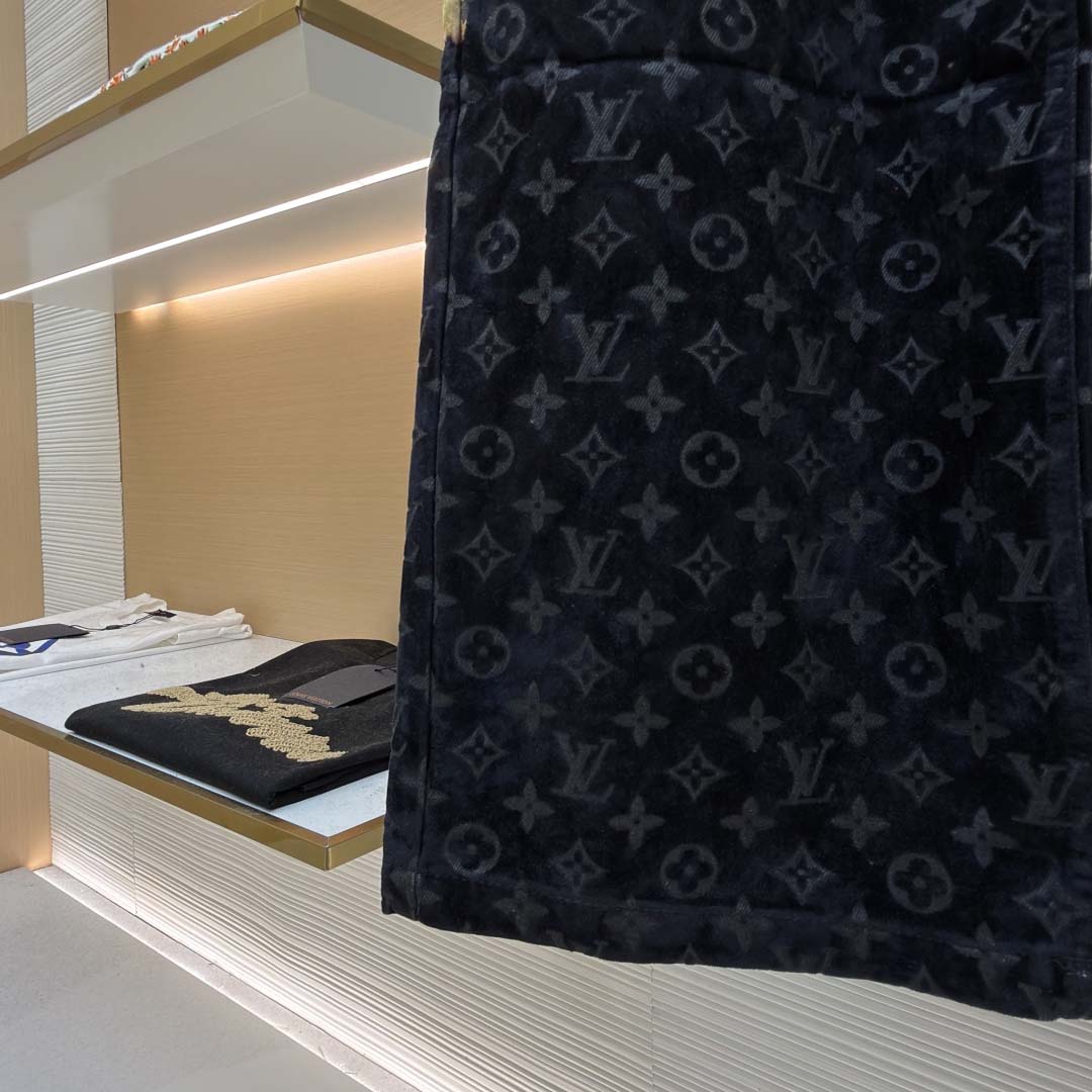 Louis Vuitton Monogram Bleached Denim Pants  - FashionPlug