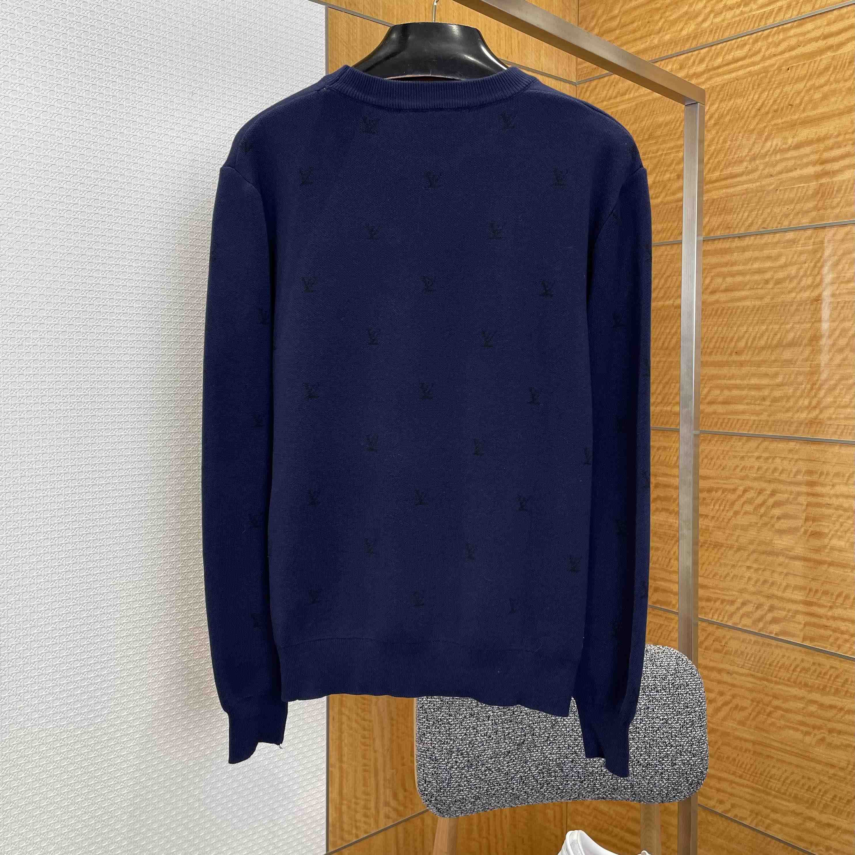Louis Vuitton LV Blason Long-Sleeved Crewneck - FashionPlug