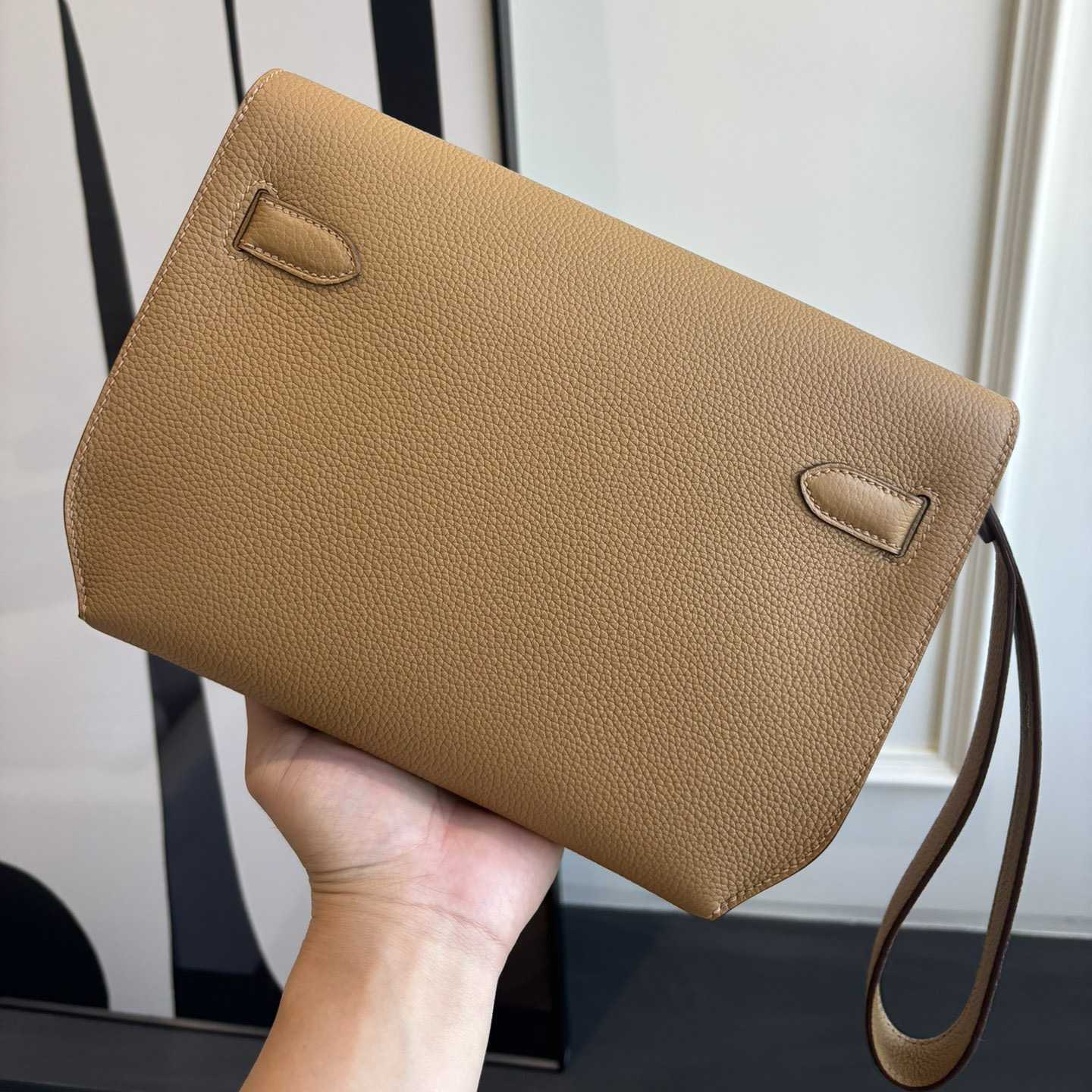 Hermes Kelly Depeches 25 Pouch - FashionPlug