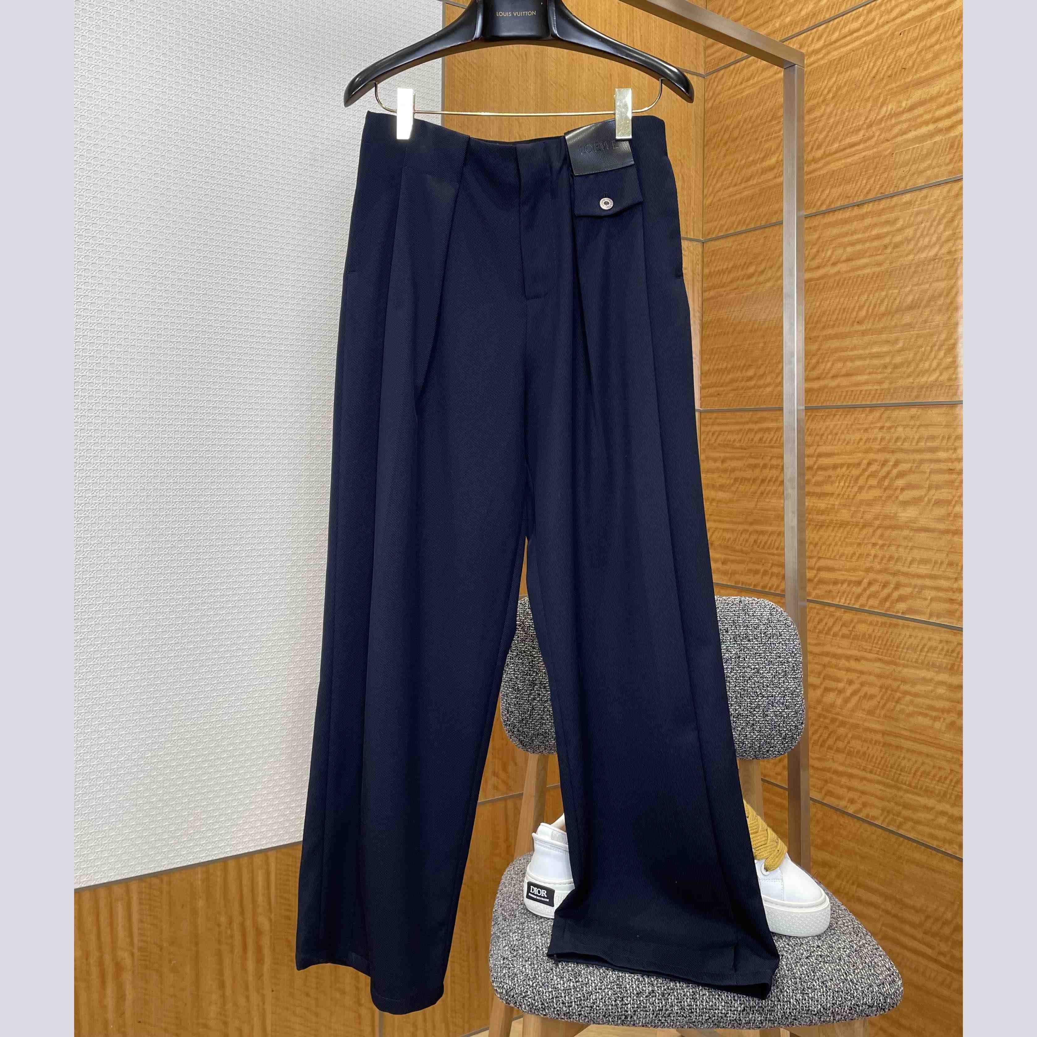 Loewe Trousers In Wool - FashionPlug