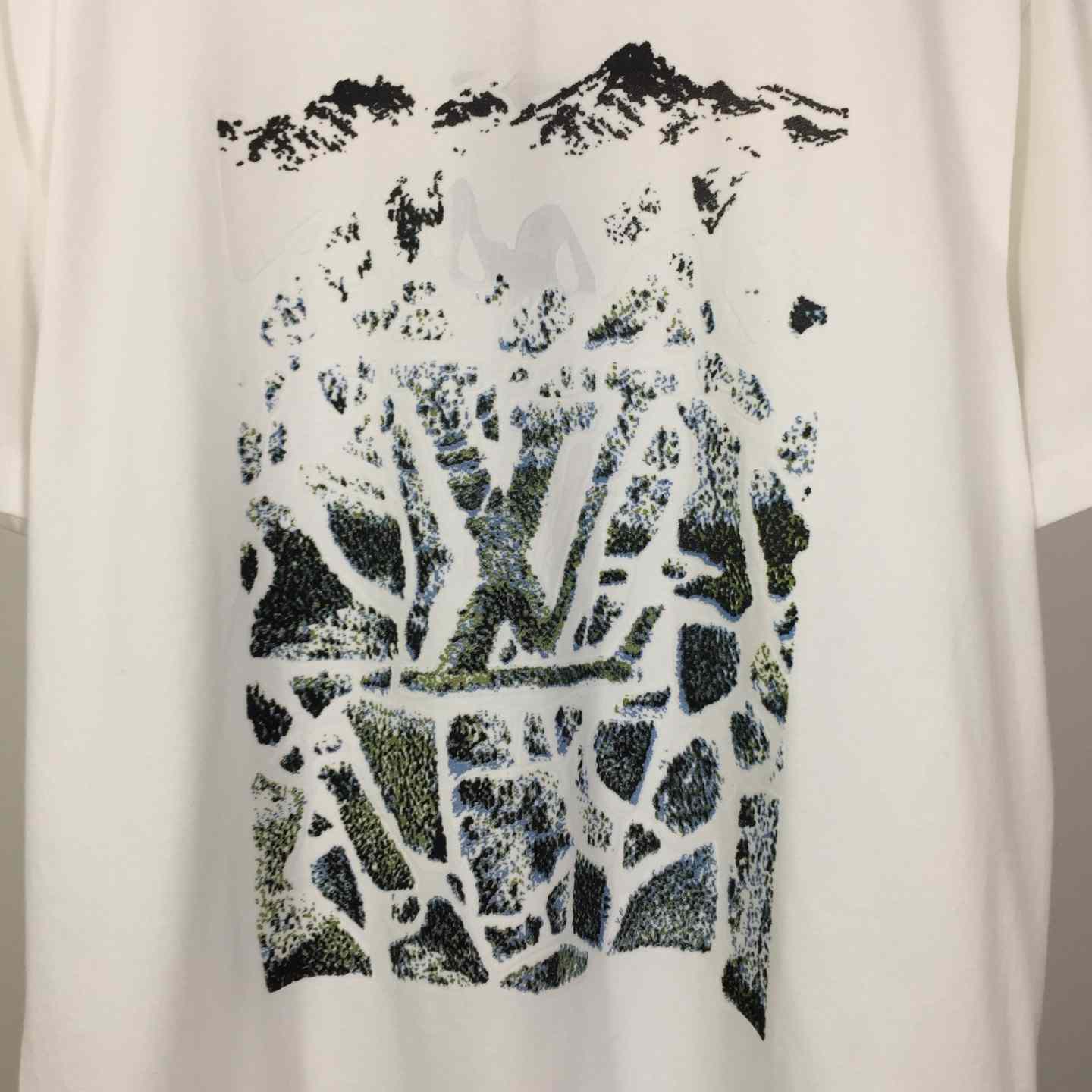 Louis Vuitton Velvet Jacquard Short-Sleeved T-Shirt - FashionPlug