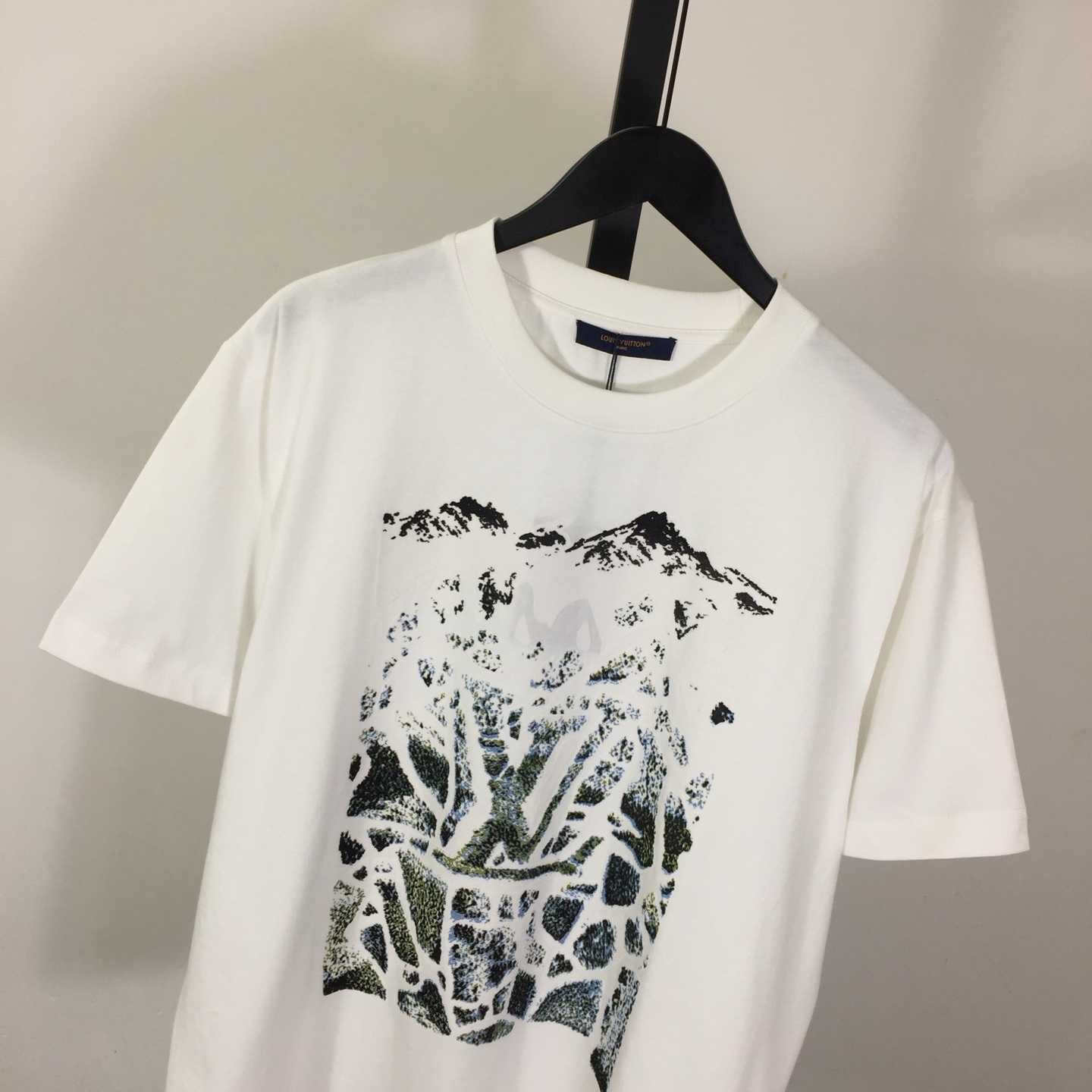 Louis Vuitton Velvet Jacquard Short-Sleeved T-Shirt - FashionPlug