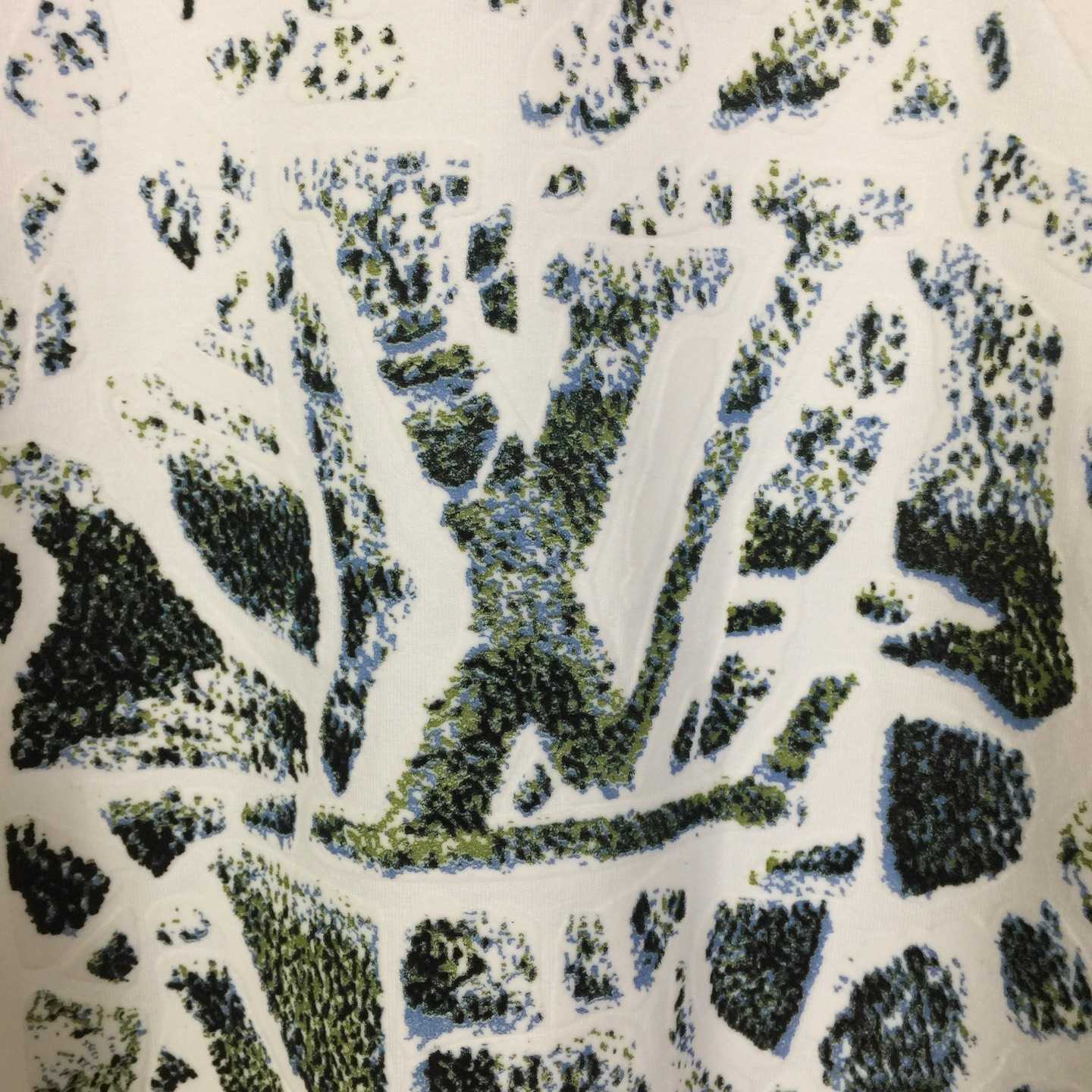 Louis Vuitton Velvet Jacquard Short-Sleeved T-Shirt - FashionPlug