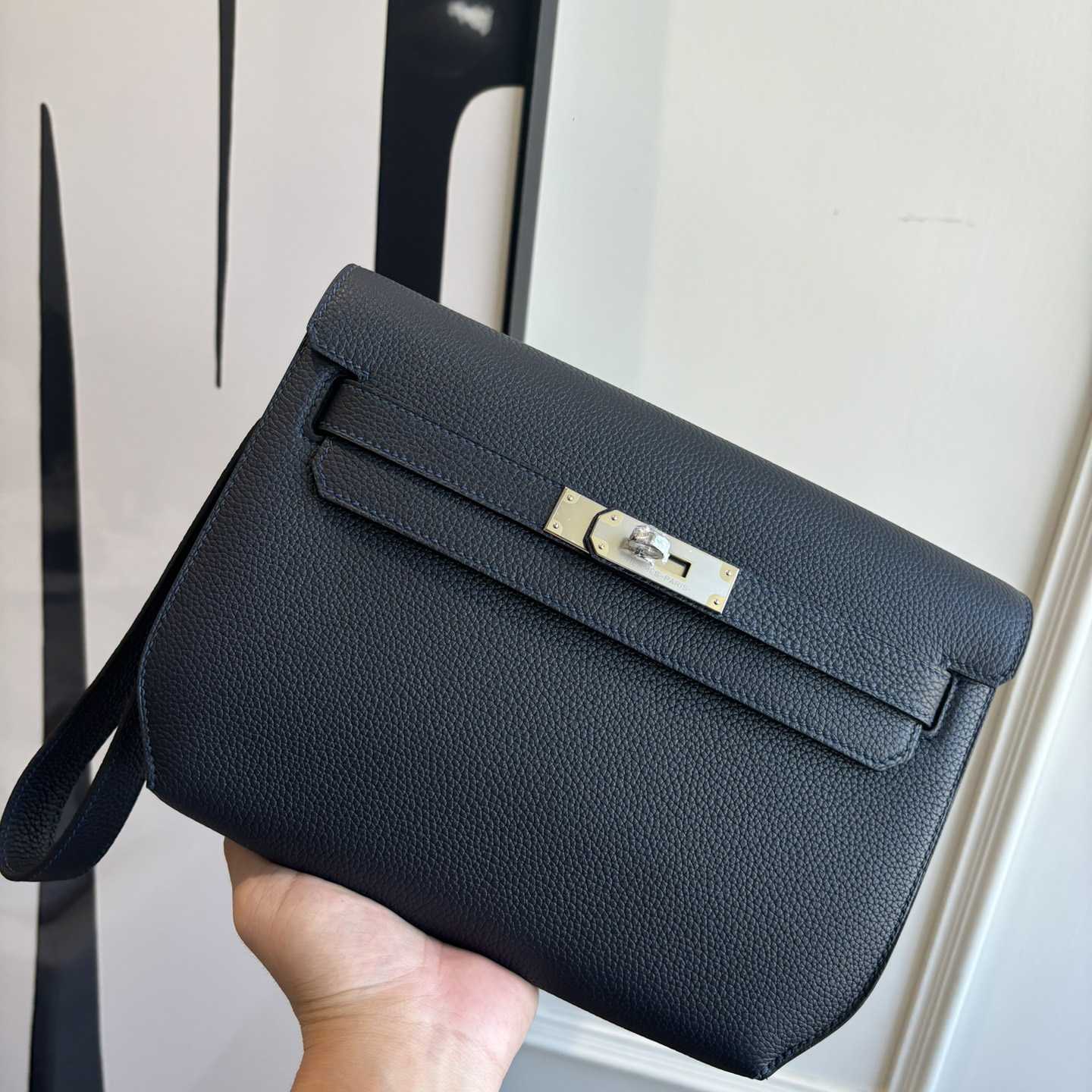 Hermes Kelly Depeches 25 Pouch - FashionPlug