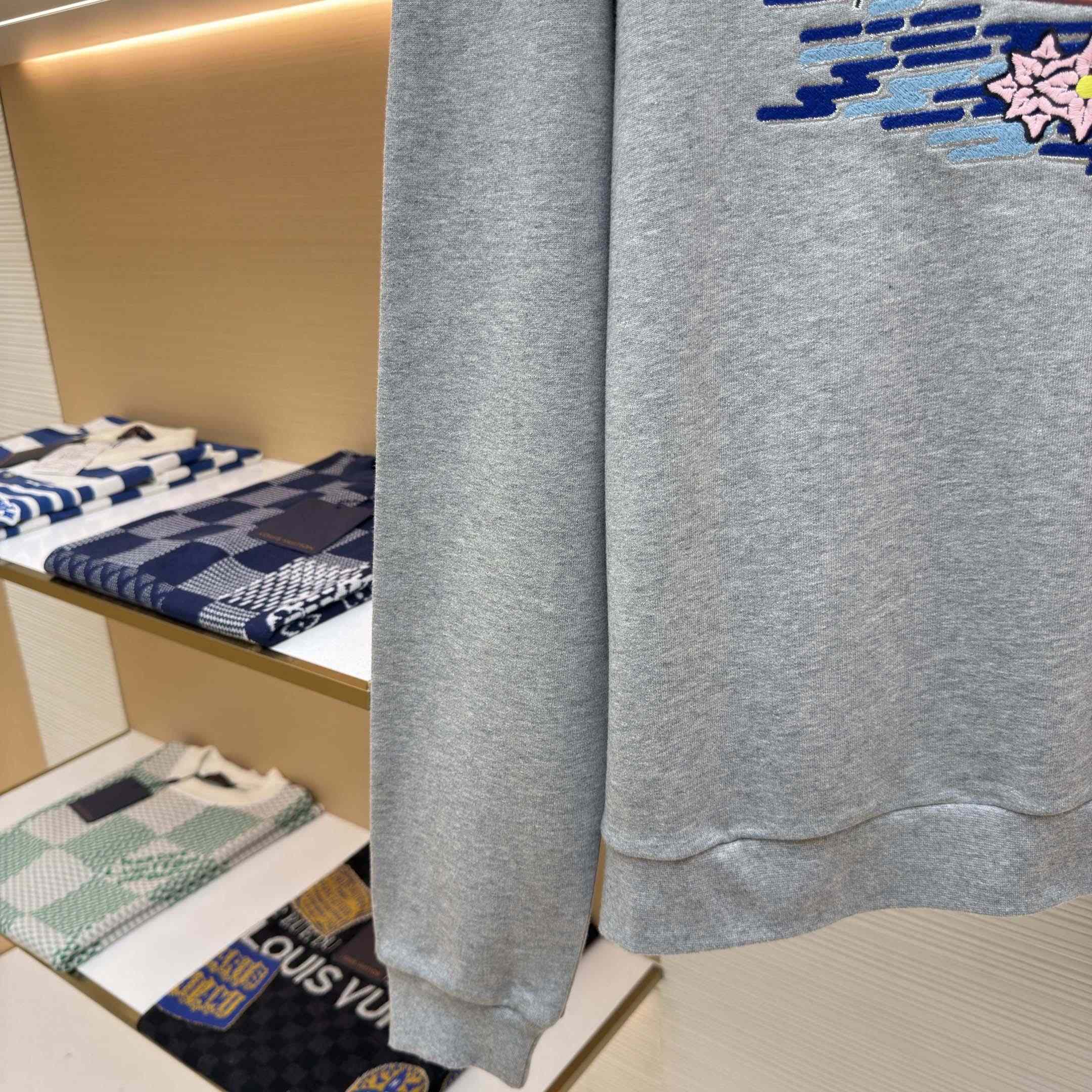 Louis Vuitton Embroidered Sweatshirt  - FashionPlug