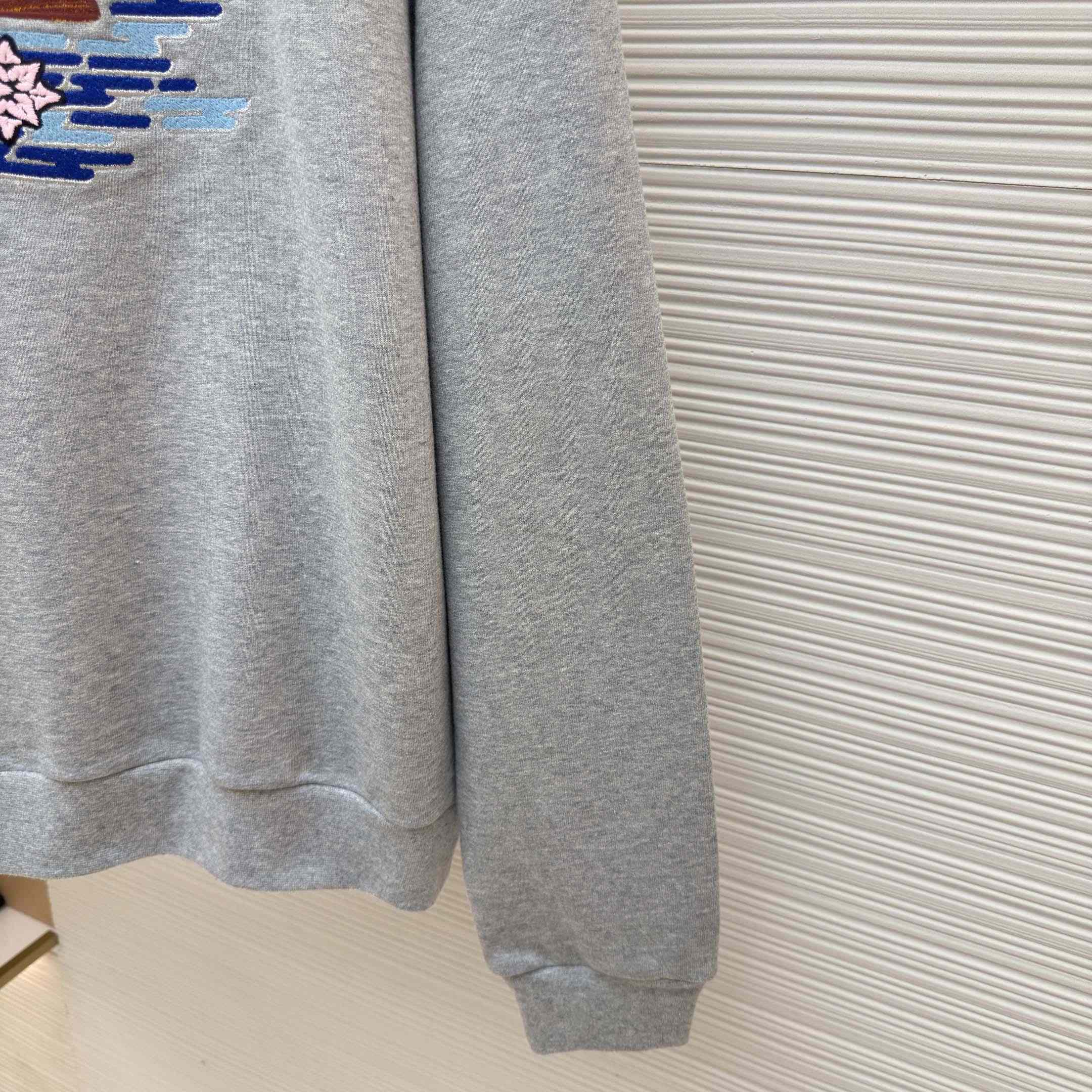 Louis Vuitton Embroidered Sweatshirt  - FashionPlug