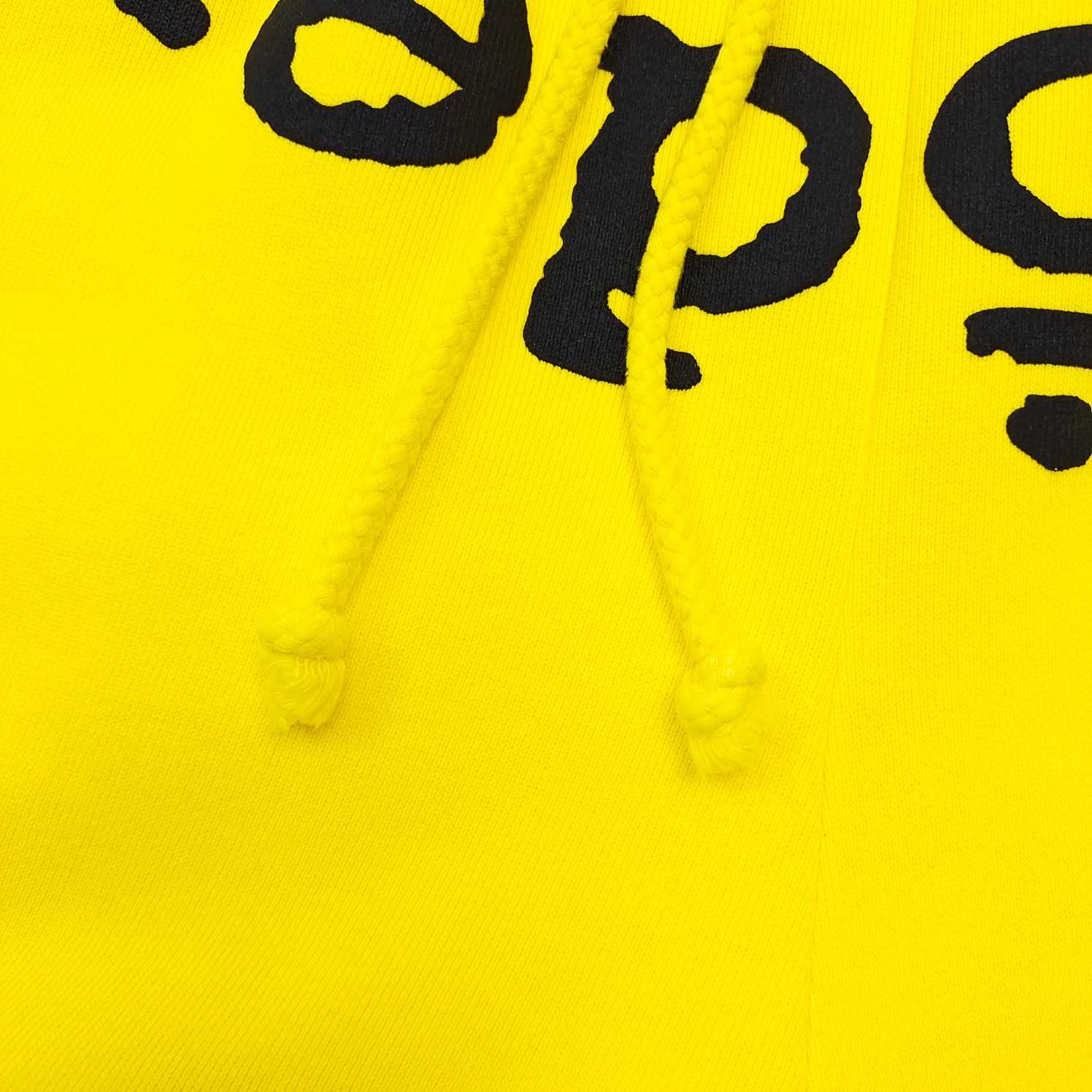 Sp5der P*NK V2 Sweatpant 'Yellow'  - FashionPlug