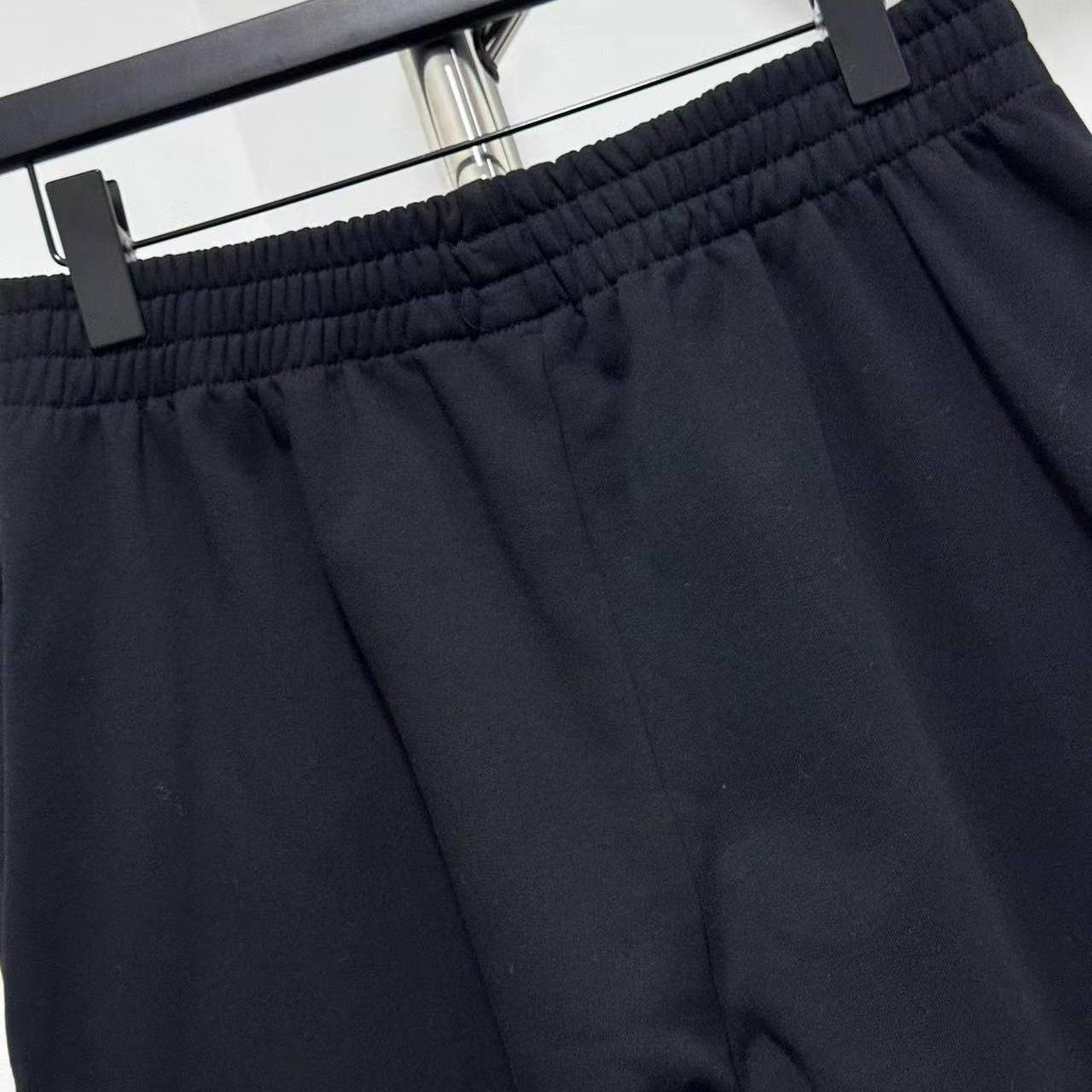 Balenciaga 3B Football Baggy Sweatpants In Black - FashionPlug