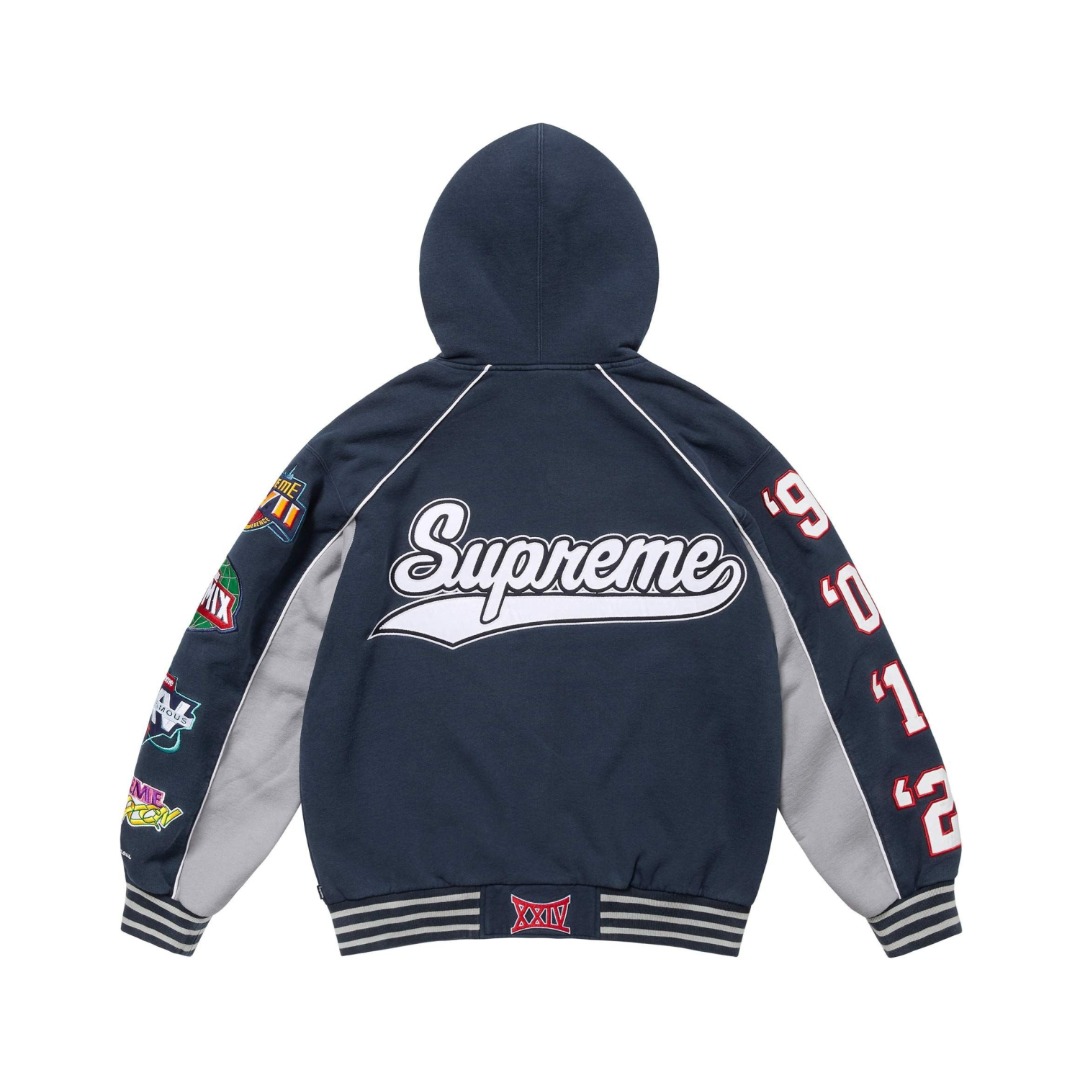 Supreme Playoffs Zip -up Hooded Sweater - FashionPlug