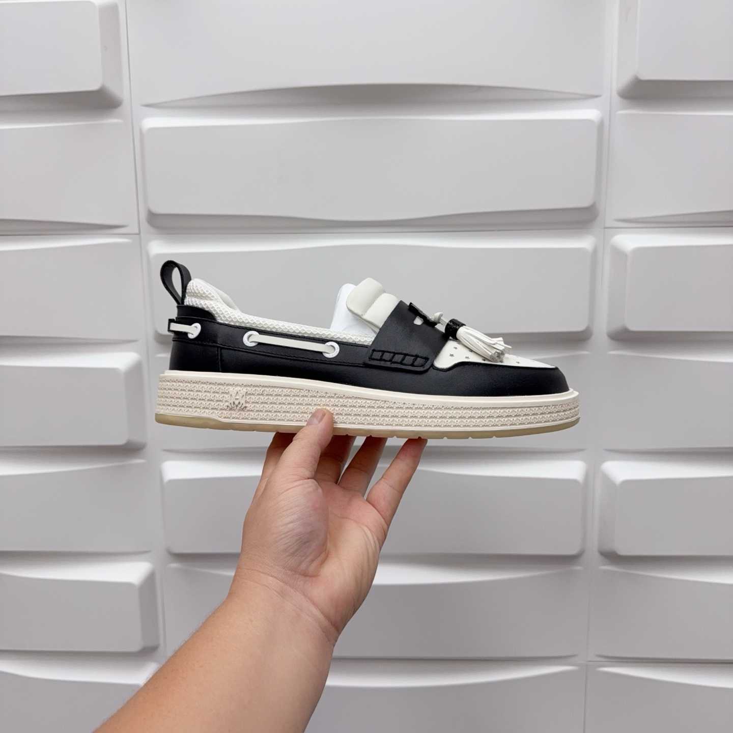 Amiri Men's Black Loafers Leather - FashionPlug