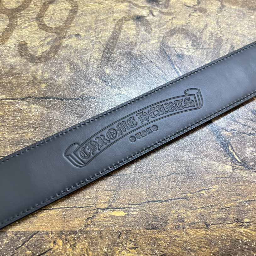 Chrome Hearts Leather Belt   - FashionPlug