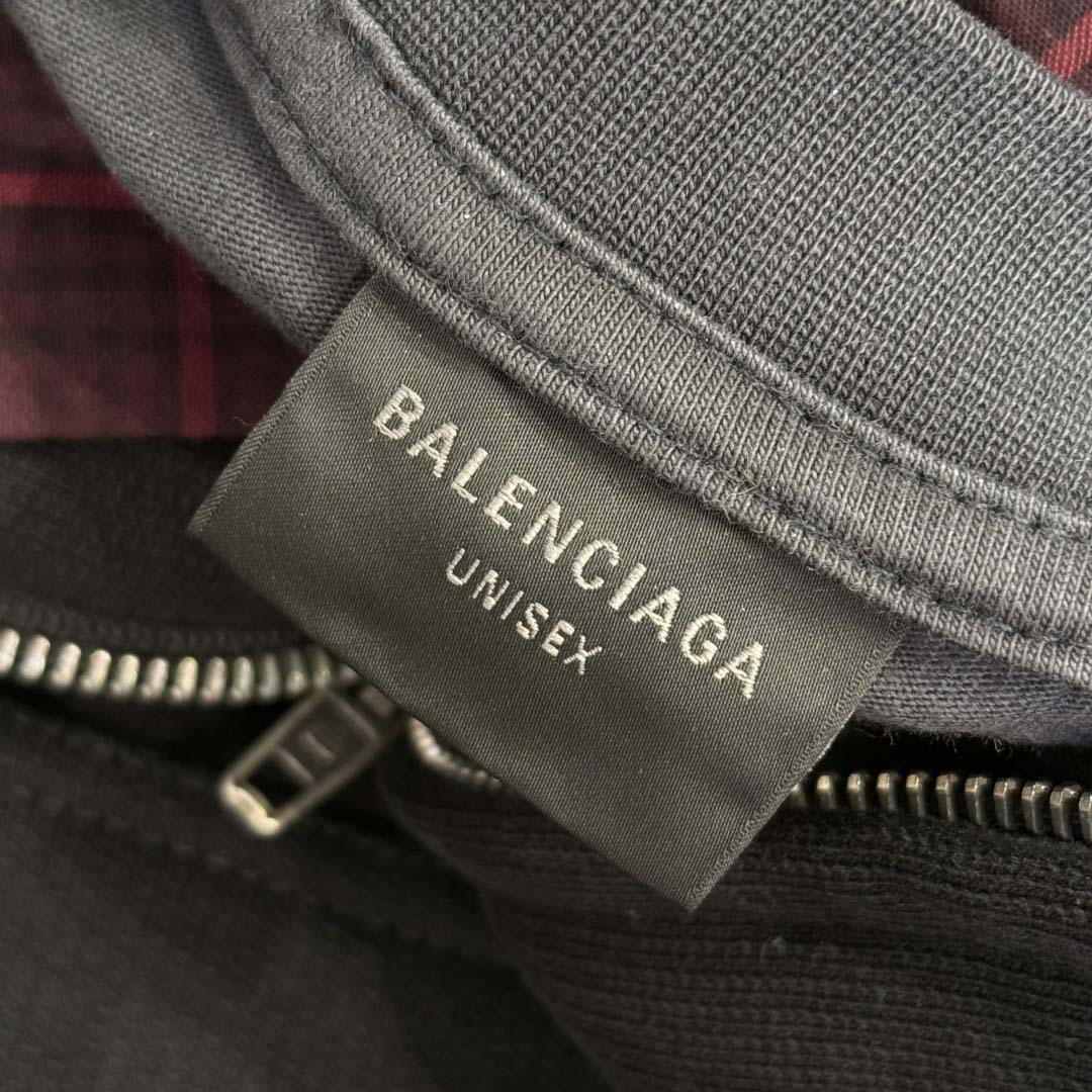 Balenciaga Unity Sports Icon Layered Oversized Hoodie - FashionPlug