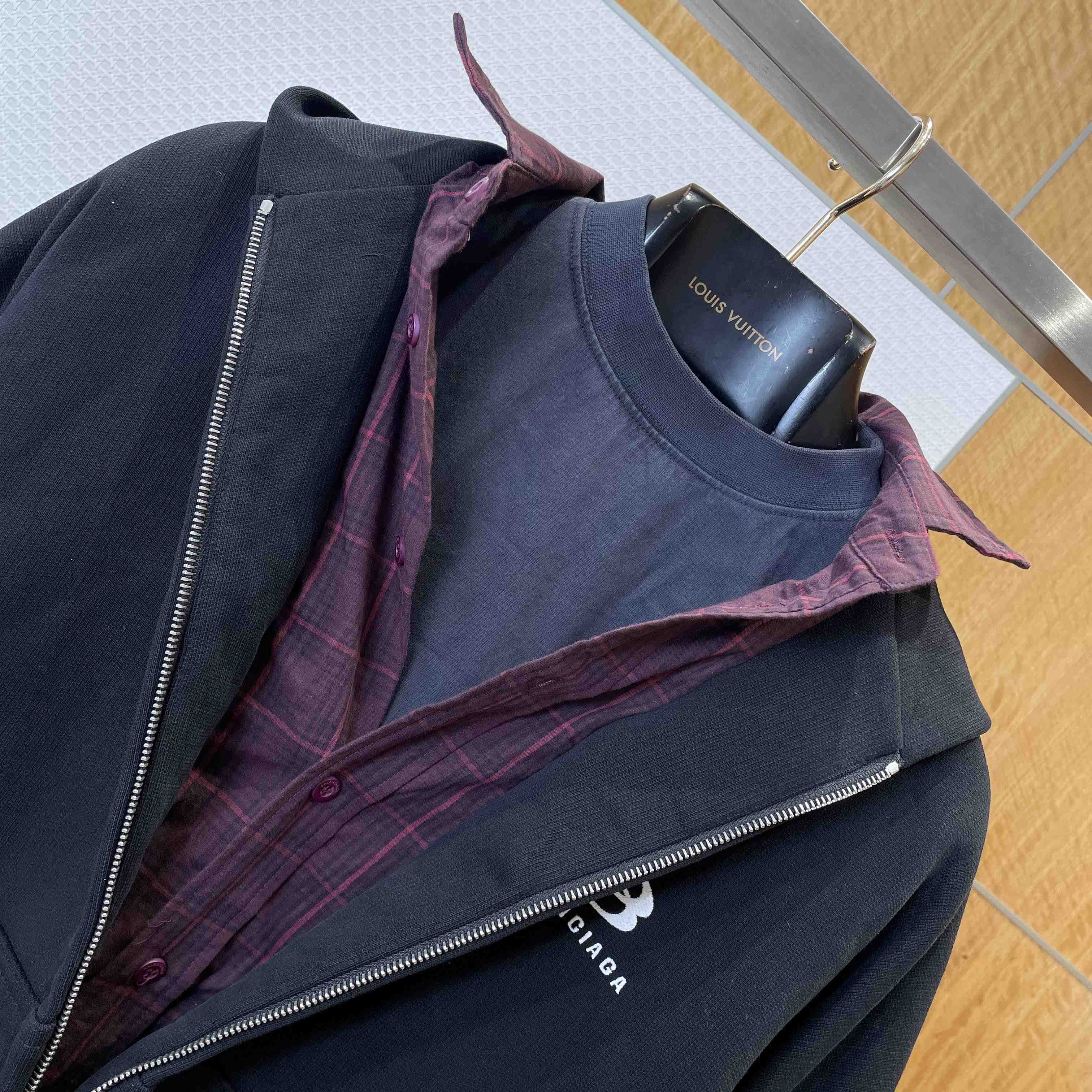 Balenciaga Unity Sports Icon Layered Oversized Hoodie - FashionPlug