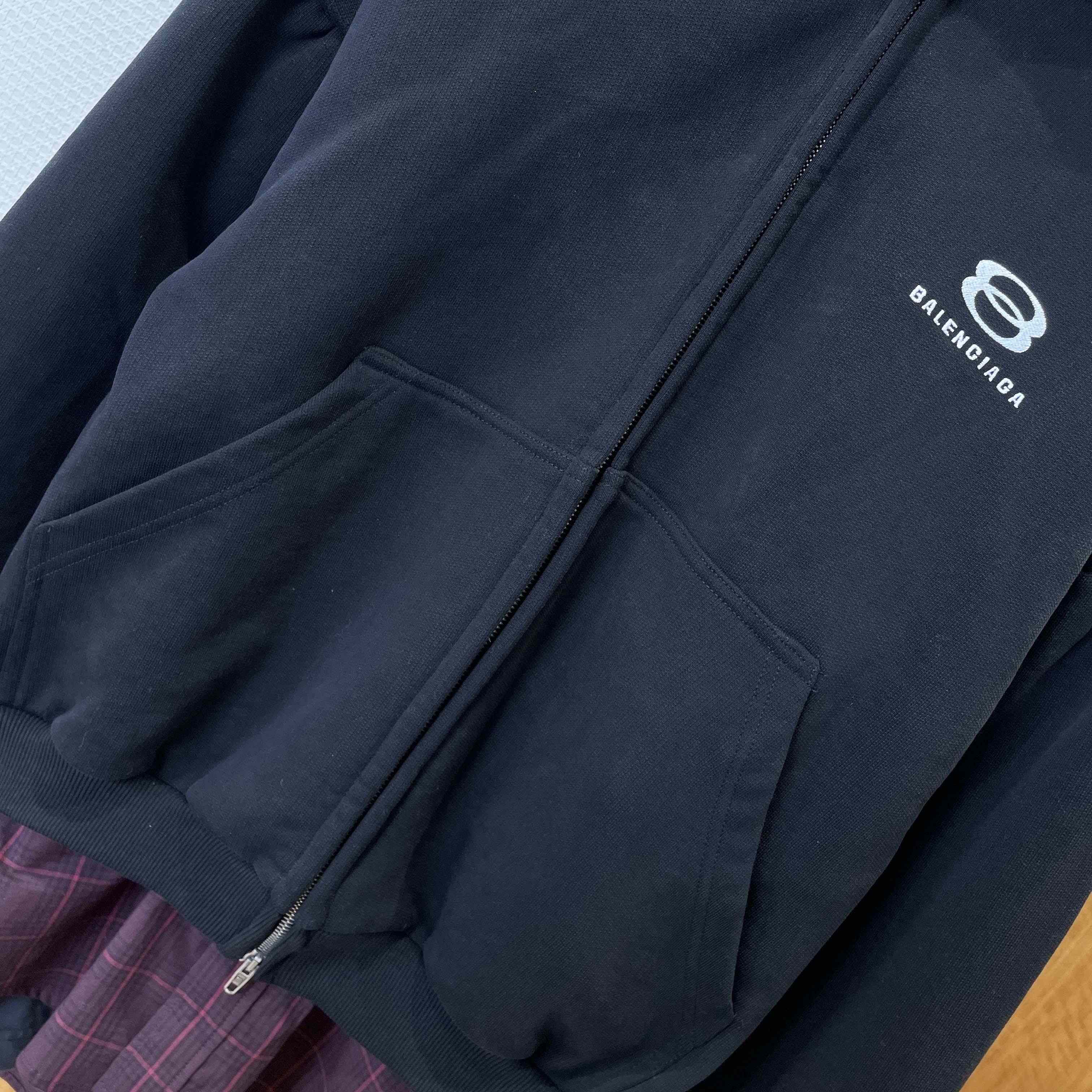 Balenciaga Unity Sports Icon Layered Oversized Hoodie - FashionPlug