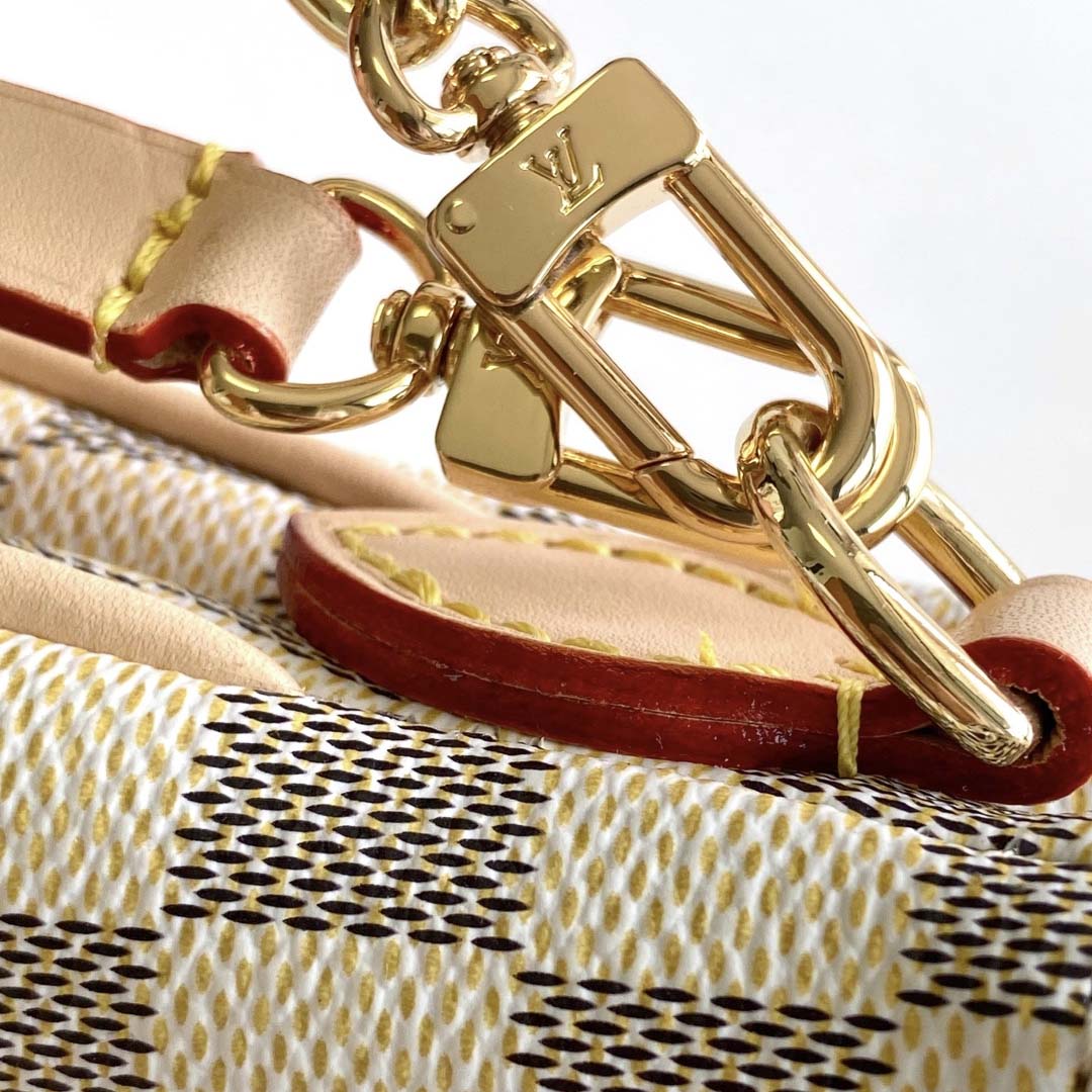 Louis Vuitton Pochette Liv Damier Azur   N00228 - FashionPlug