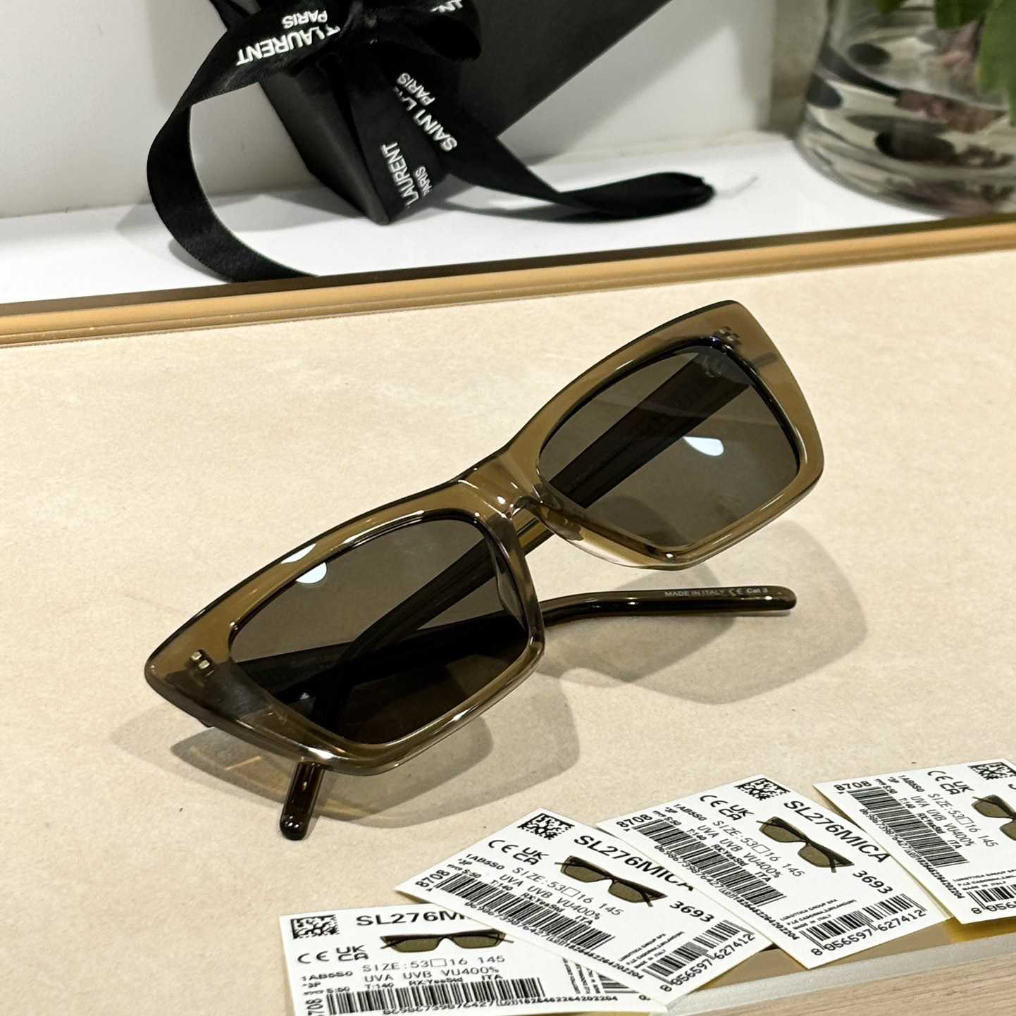 Saint Laurent SL276MICA Sunglasses   - FashionPlug