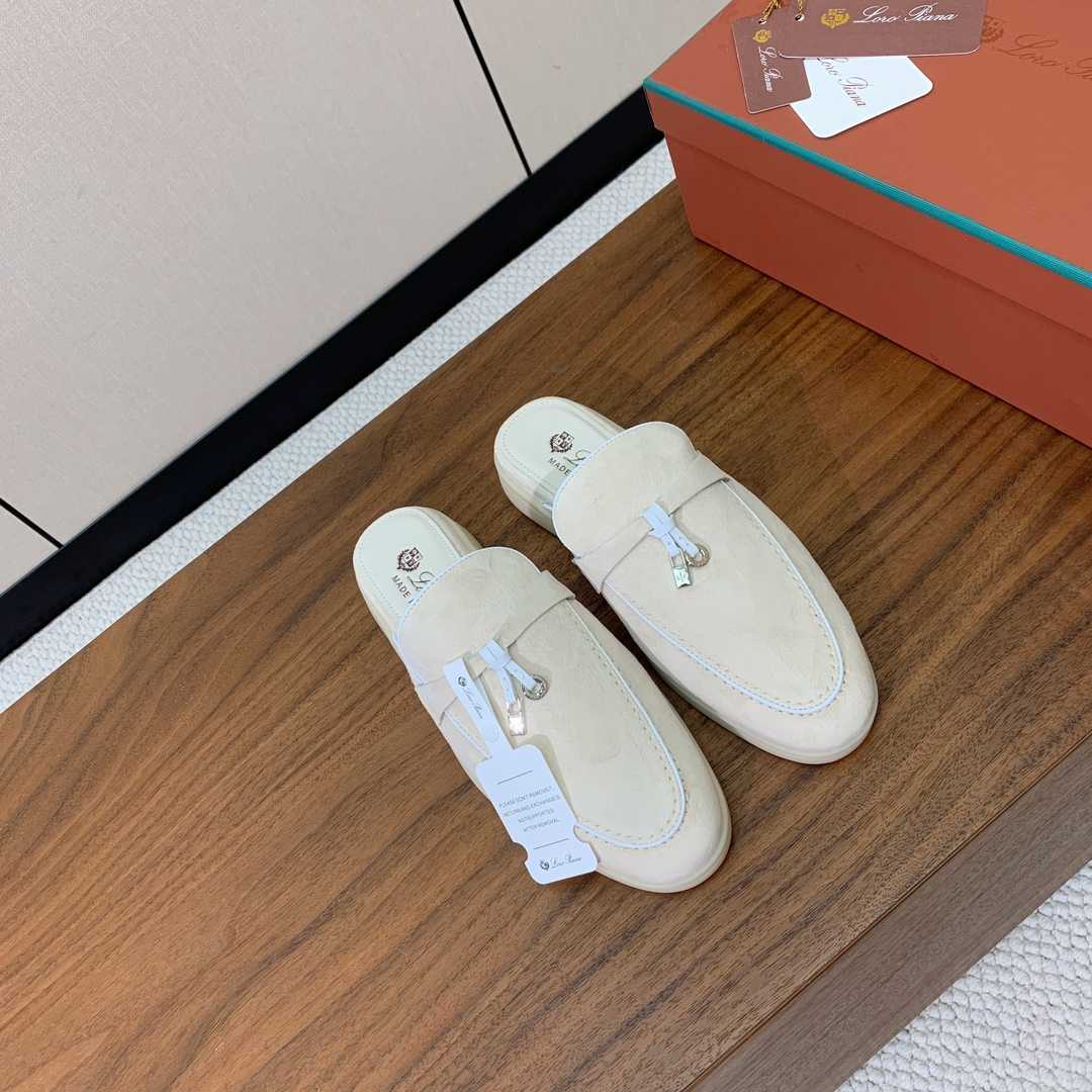  Loro Piana Summer Charms Walk babouche loafer  - FashionPlug